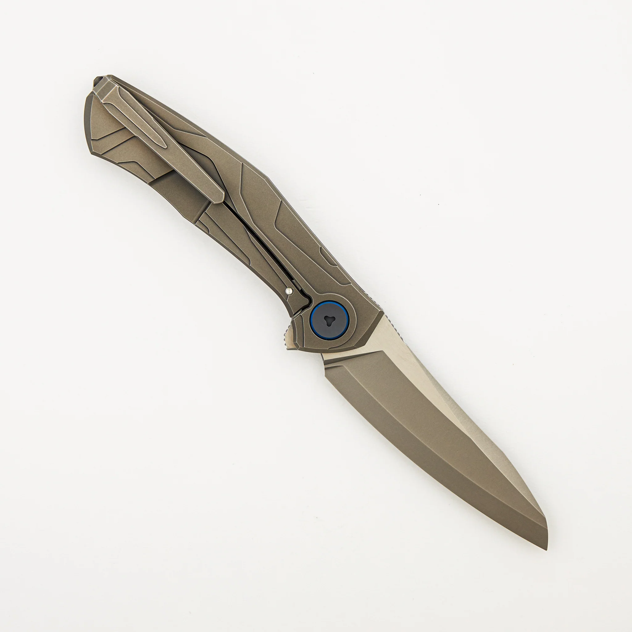 "Limited Edition" Kami Flipper - S110V Blade - Titanium Handle - MRBS (Sinkevich Design) - Image 2