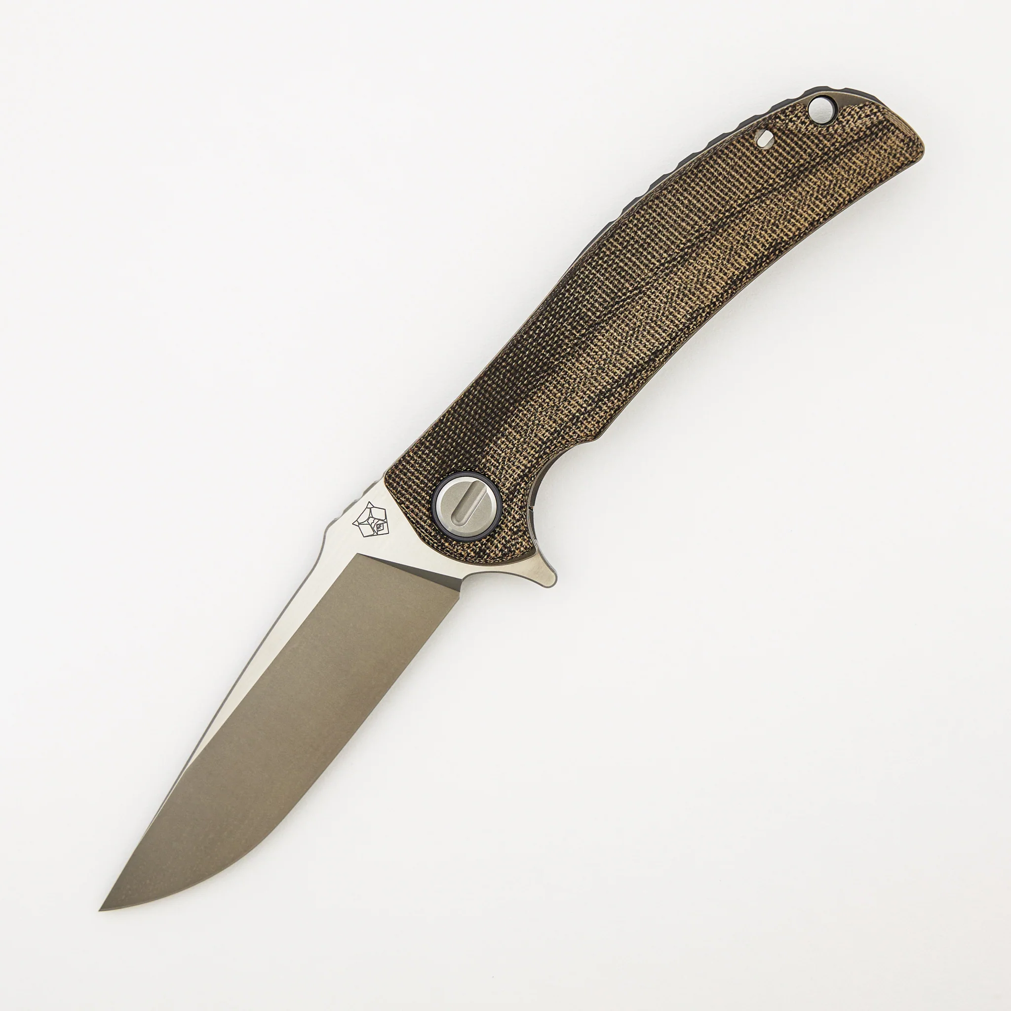 "Limited Edition" Soft Overkill - M398 Blade - Green Canvas Micarta Handle - RBS (RJ Martin Design)