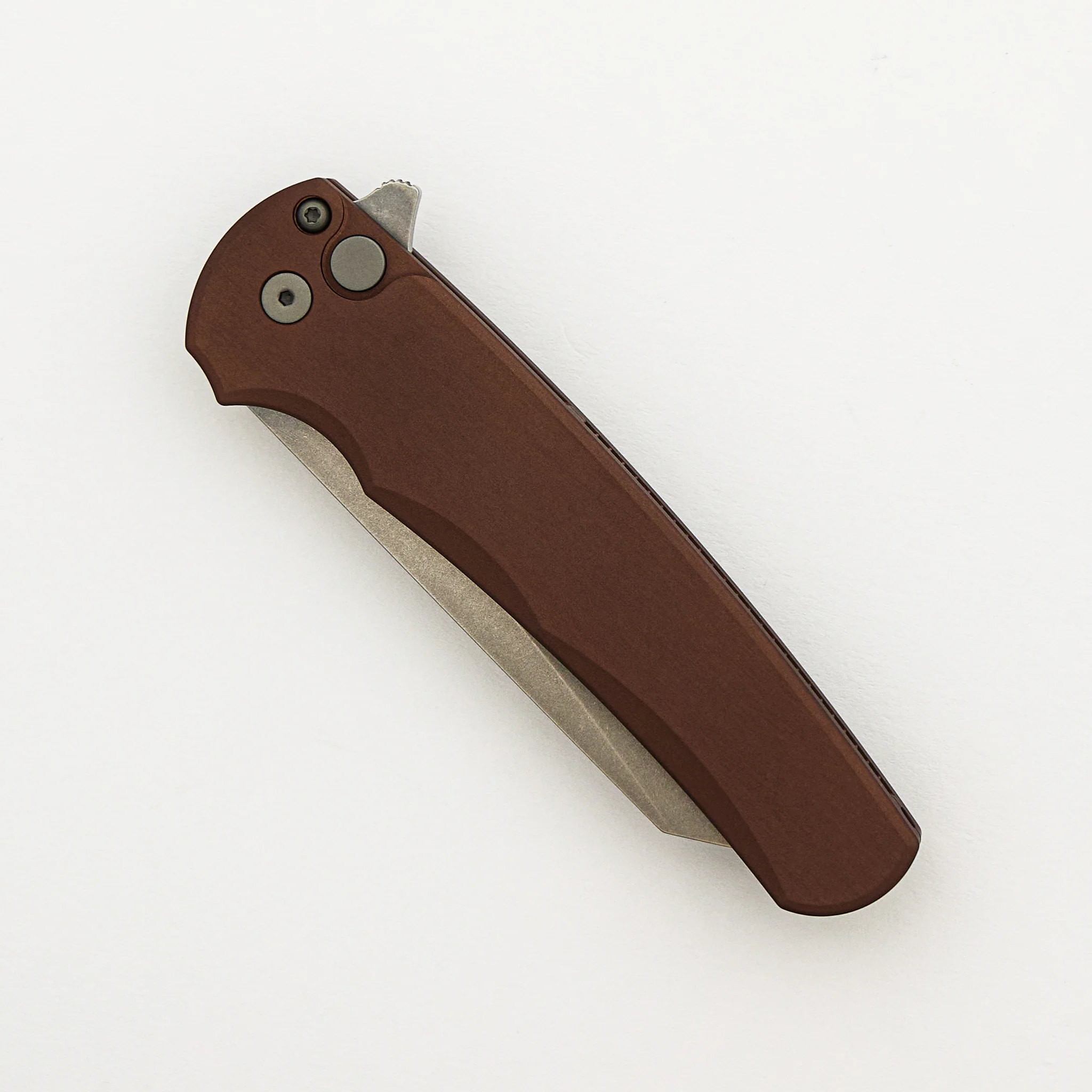 Malibu Flipper - 5401-FDE - FDE Handle - Stonewash Reverse Tanto MagnaCut Blade - Image 3