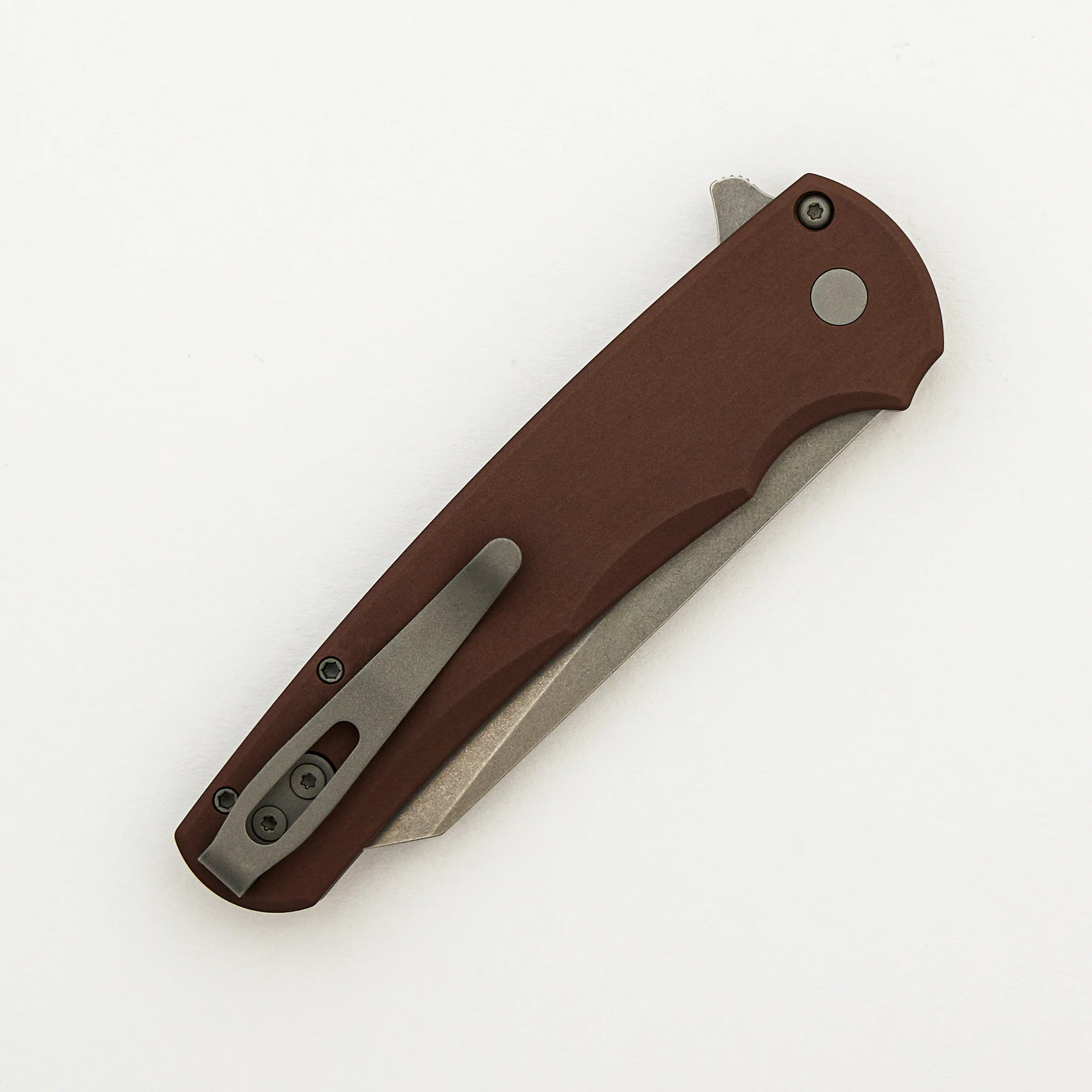 Malibu Flipper - 5401-FDE - FDE Handle - Stonewash Reverse Tanto MagnaCut Blade - Image 4