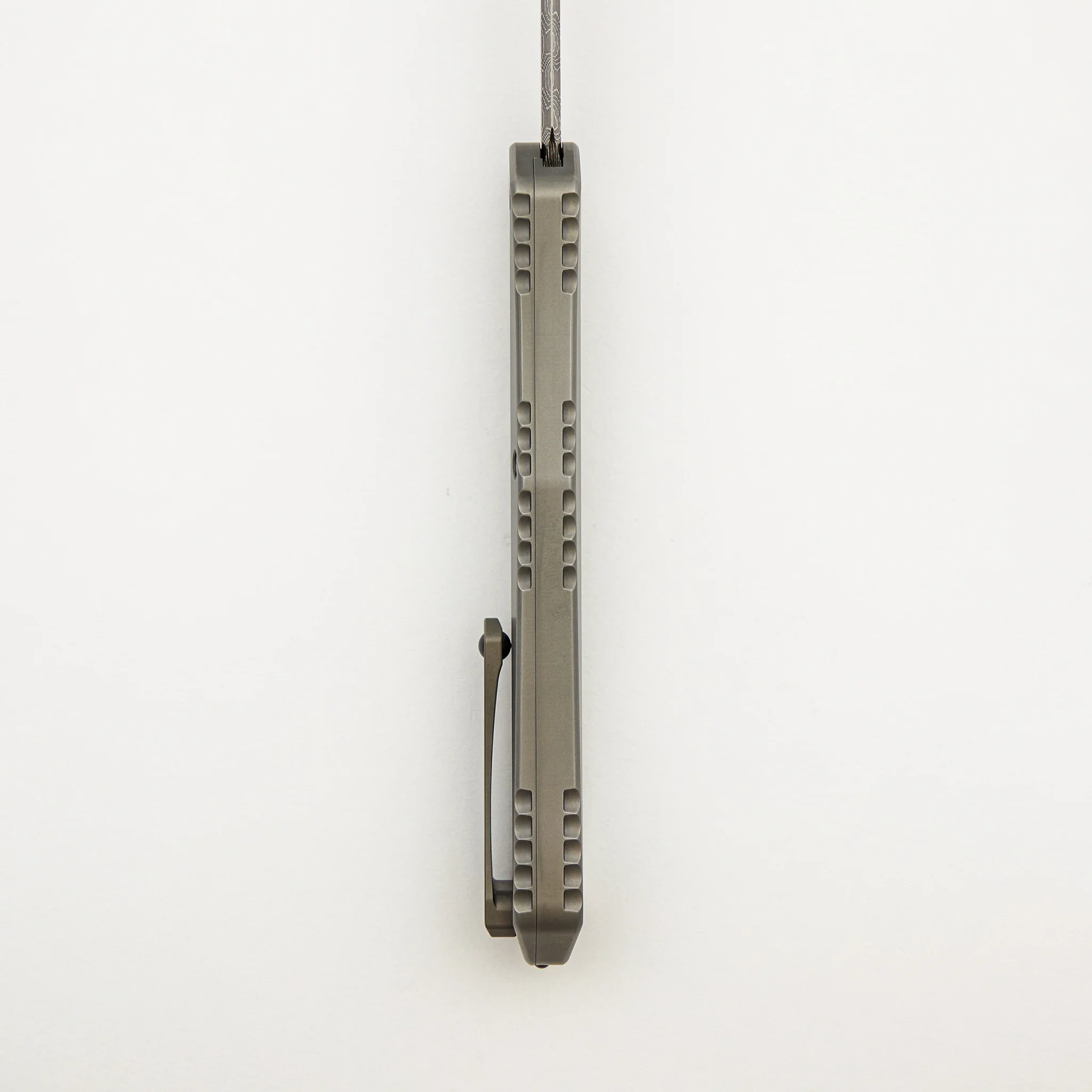 Manticore X - Blued T/E VF Spirograph - Stainless Steel Chassis W/ MOP Inlays - MOP Inlaid Button S/N 003 - Image 6