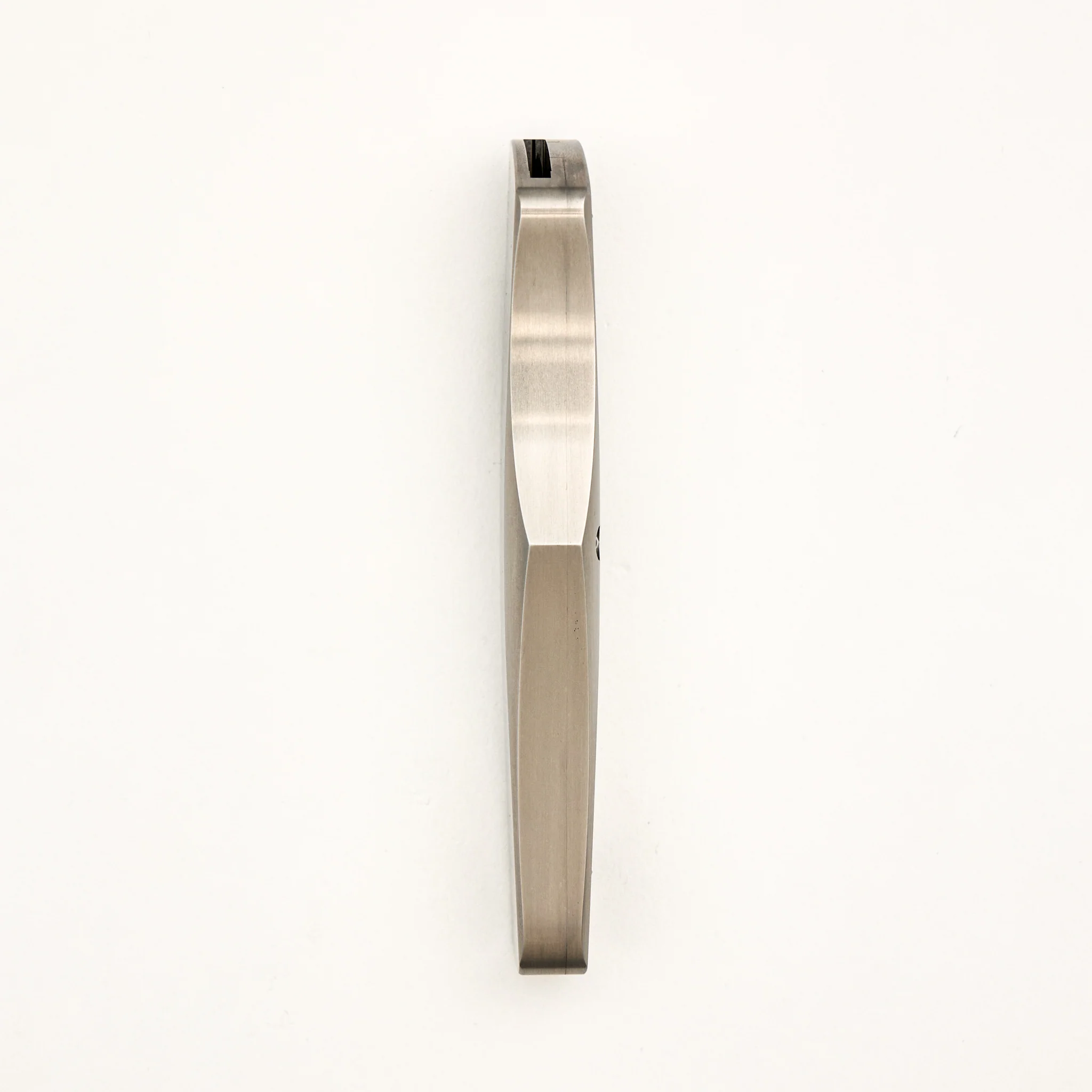 Marfione Custom Knives Combat Troodon - D/E Mirror Polish - Satin Finish Stainless Steel Handle W/ Carbon Fiber Button - Image 6