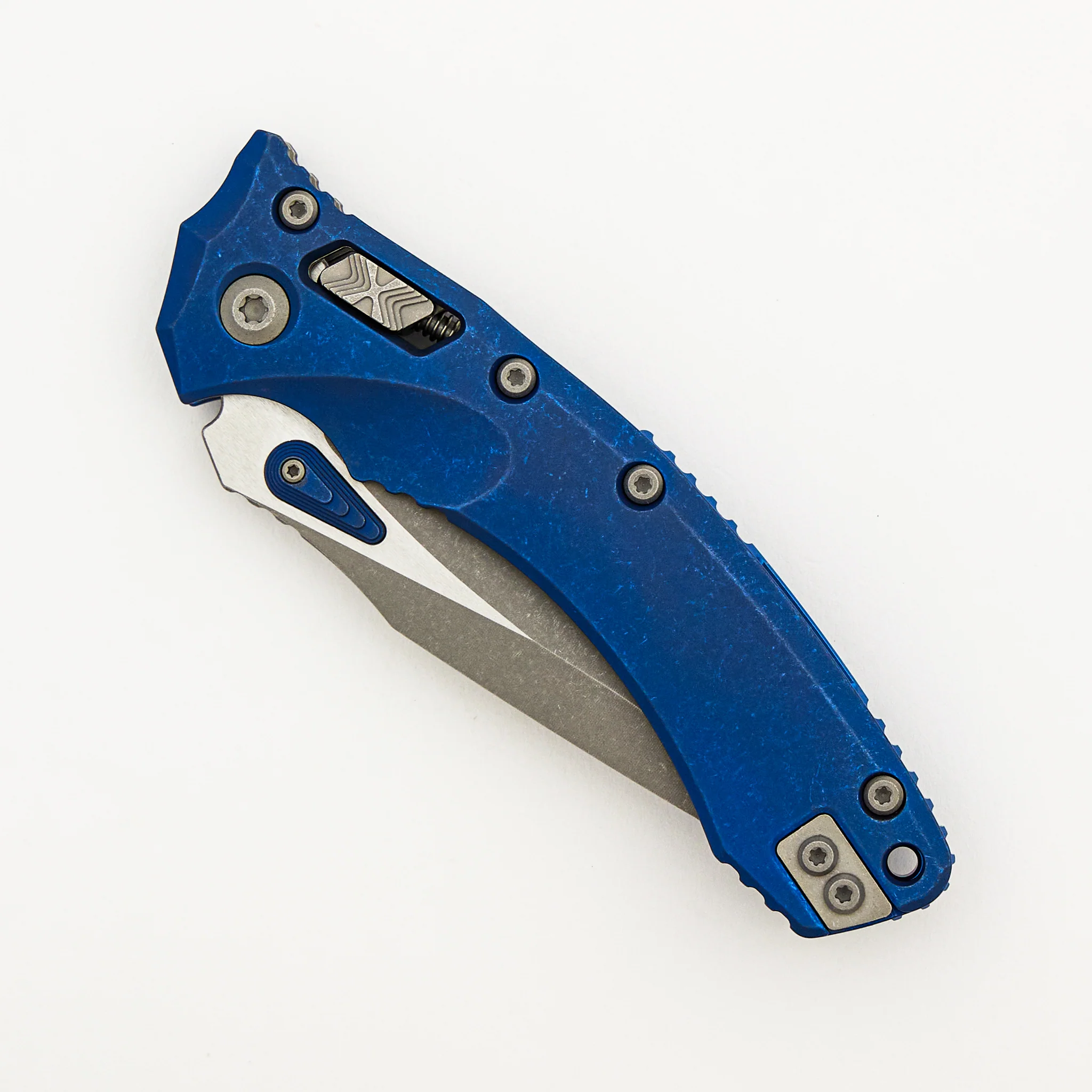 "Marfione Select" Amphibian - RAM-LOK Apocalyptic Finish Antique Blue Anodized Slab Side Titanium W/ Blue Accent 137RL-10APMS2 - Image 3