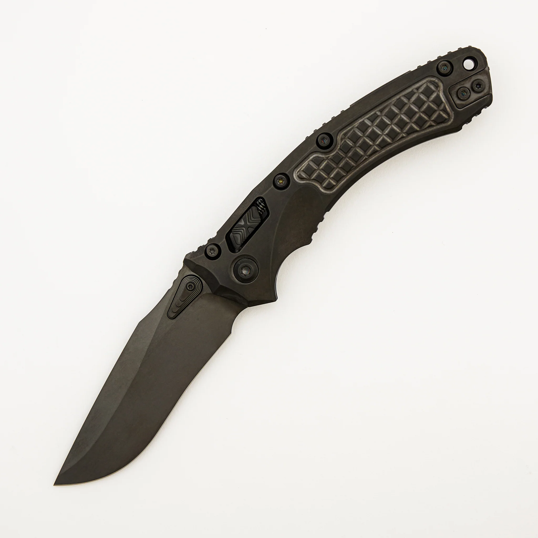 "Marfione Select" Amphibian - RAM-LOK DLC Stonewash Finish Frag Pattern Titanium W/ DLC Accent 137RL-1DLCTFRMS2
