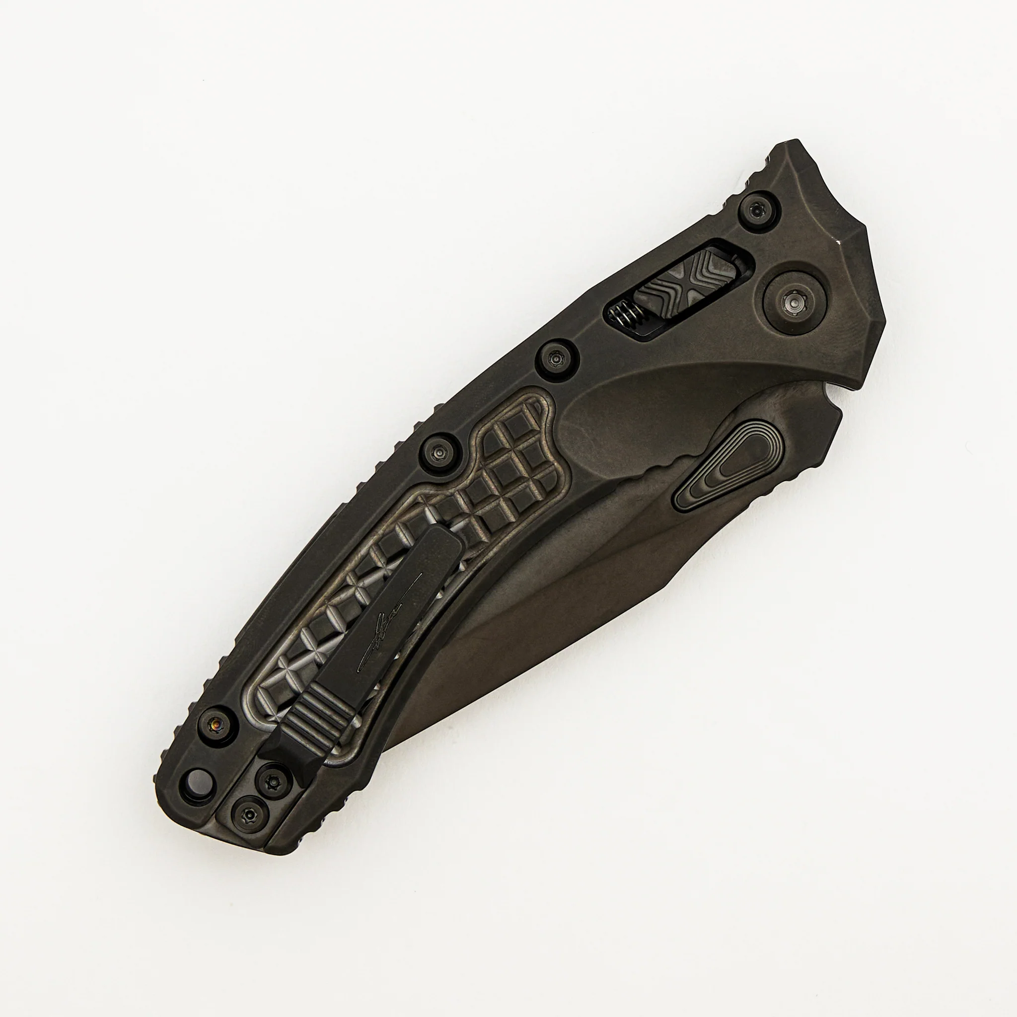 "Marfione Select" Amphibian - RAM-LOK DLC Stonewash Finish Frag Pattern Titanium W/ DLC Accent 137RL-1DLCTFRMS2 - Image 4