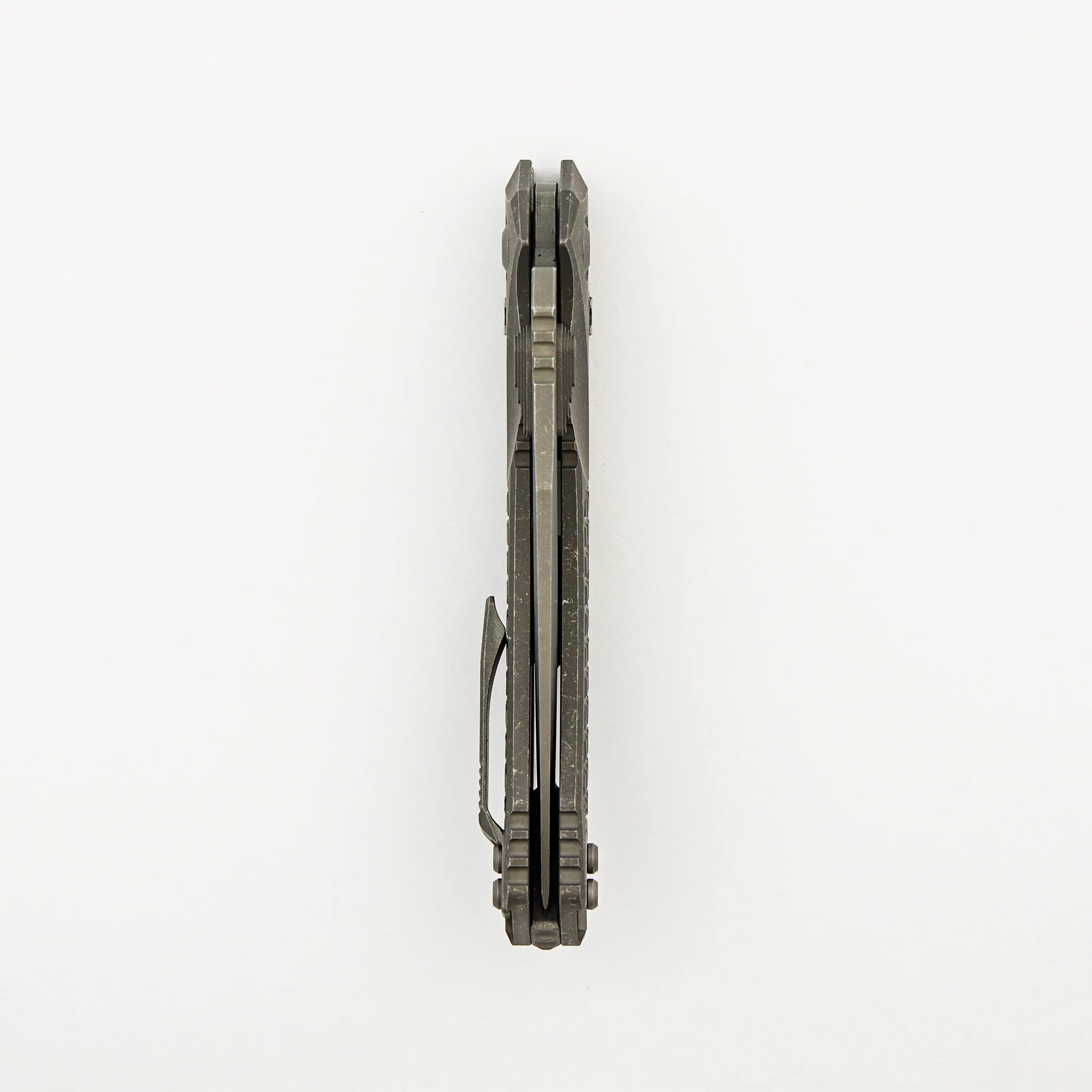 "Marfione Select" Amphibian - RAM-LOK Partial Serrated Apocalyptic Finish Frag Pattern Titanium 137RL-11APFRMS1 - Image 5