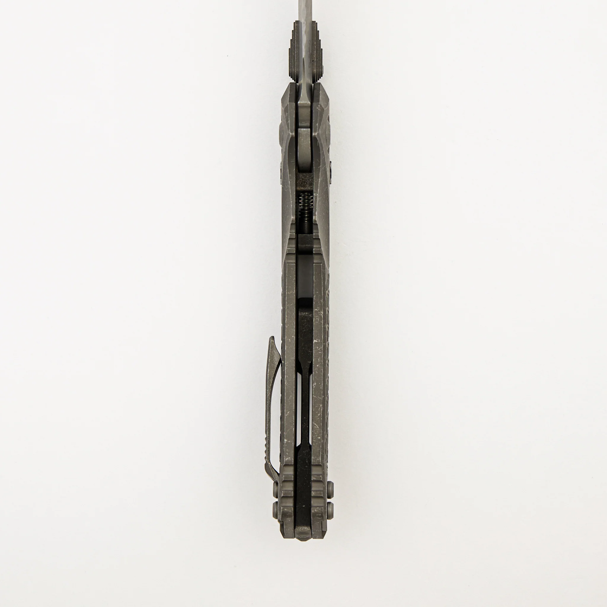 "Marfione Select" Amphibian - RAM-LOK Partial Serrated Apocalyptic Finish Frag Pattern Titanium 137RL-11APFRMS1 - Image 6