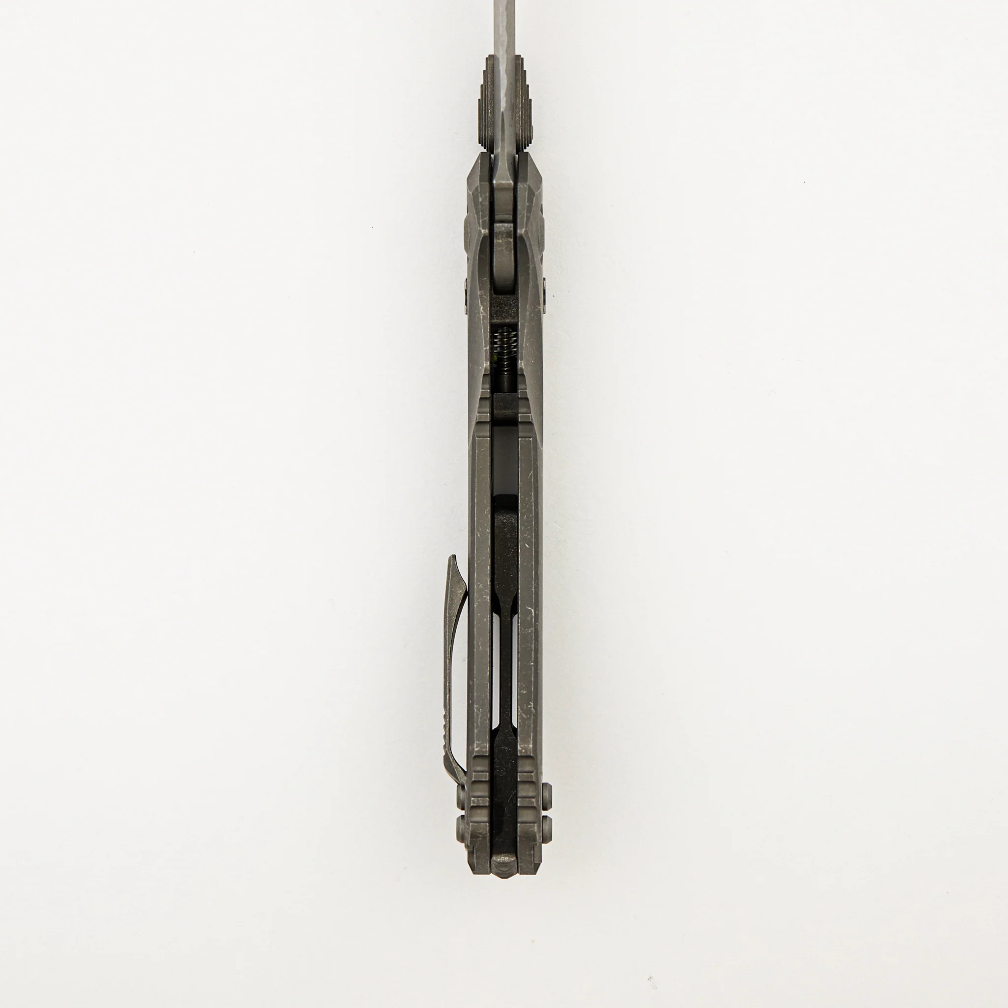 "Marfione Select" Amphibian - RAM-LOK Partial Serrated Apocalyptic Finish Slab Side Titanium 137RL-11APMS1 - Image 6