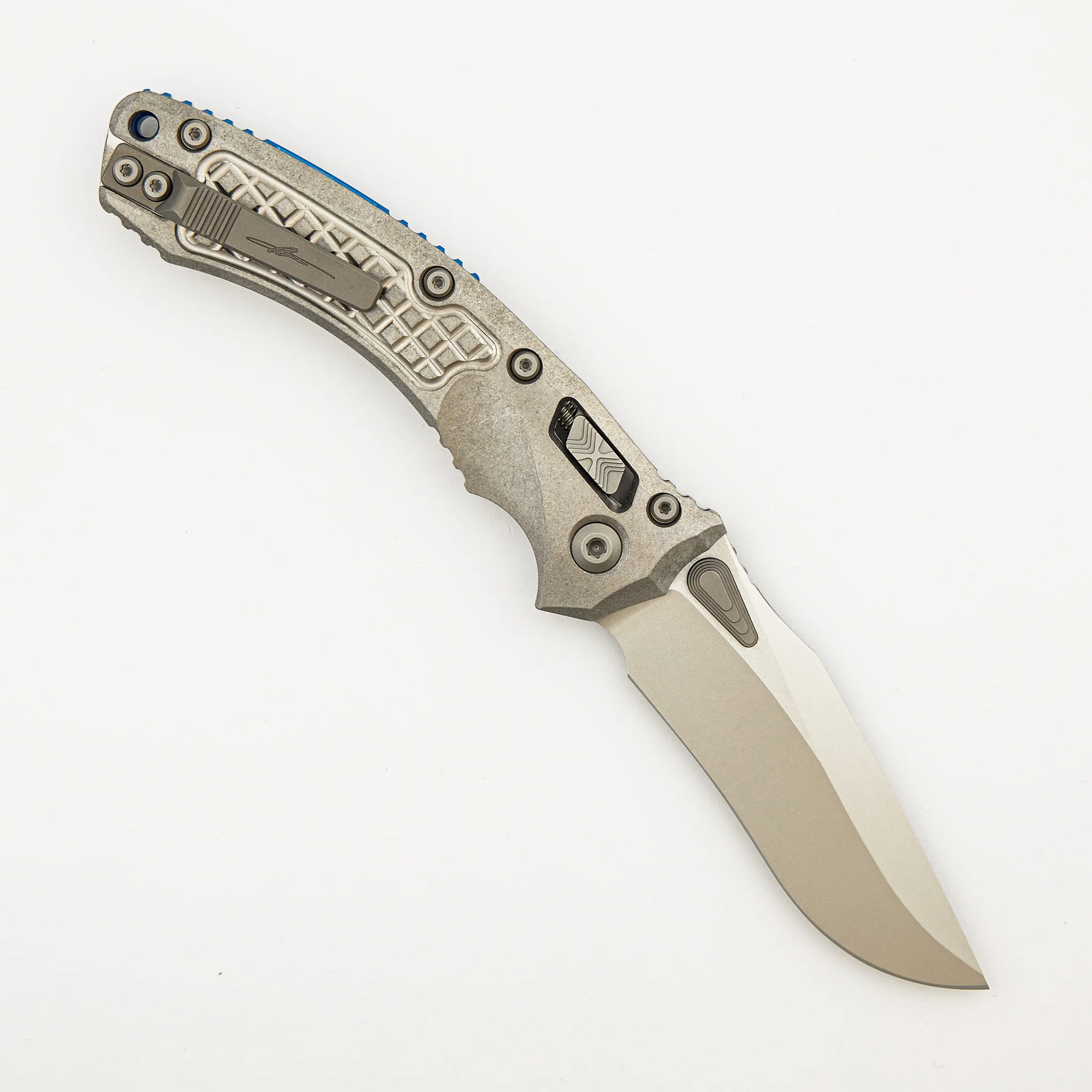 "Marfione Select" Amphibian - RAM-LOK Stonewash Finish Frag Pattern Titanium W/ Blue Titanium Accent 137RL-10FRMS2 - Image 2