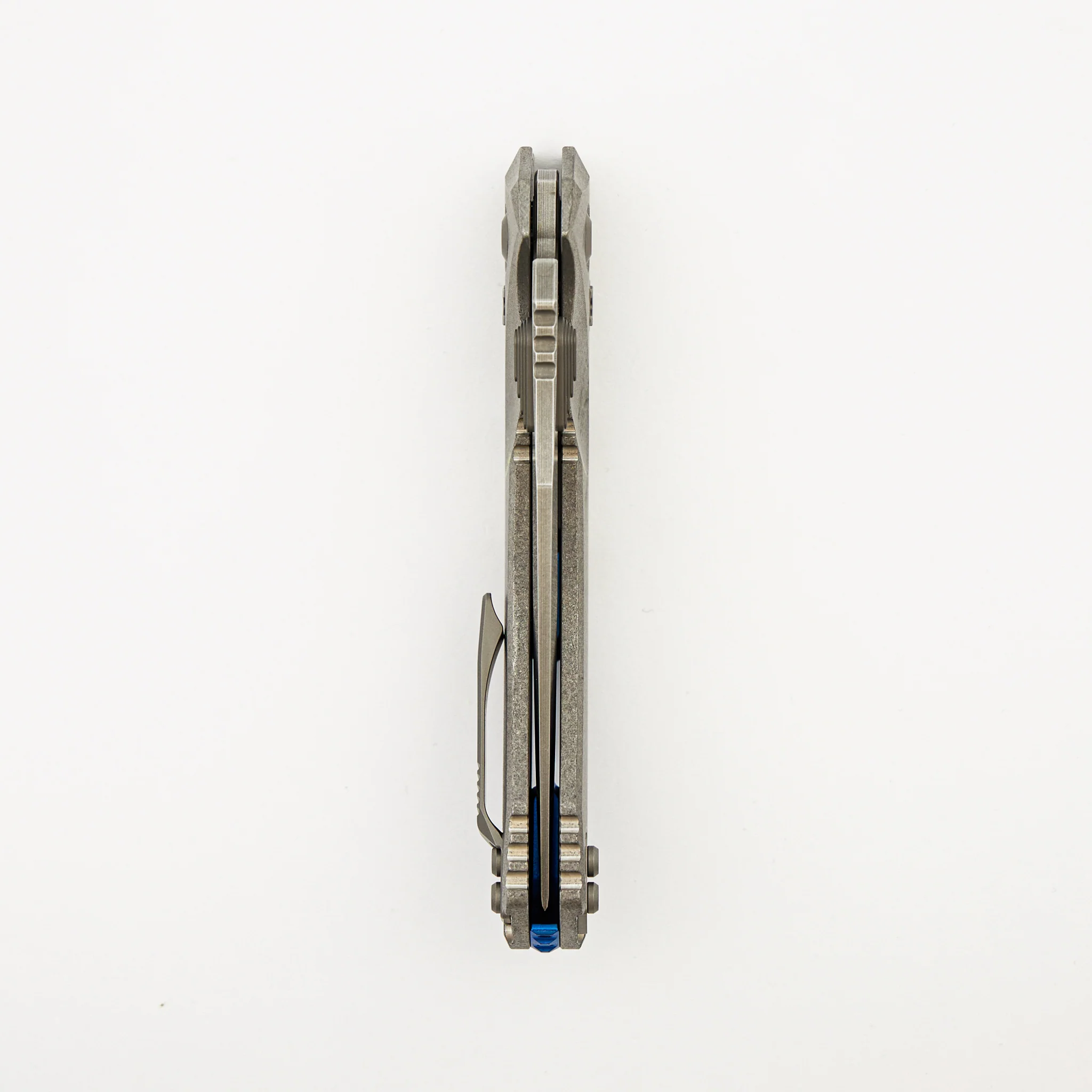 "Marfione Select" Amphibian - RAM-LOK Stonewash Finish Slab Side Titanium W/ Blue Titanium Accent 137RL-10MS2 - Image 5