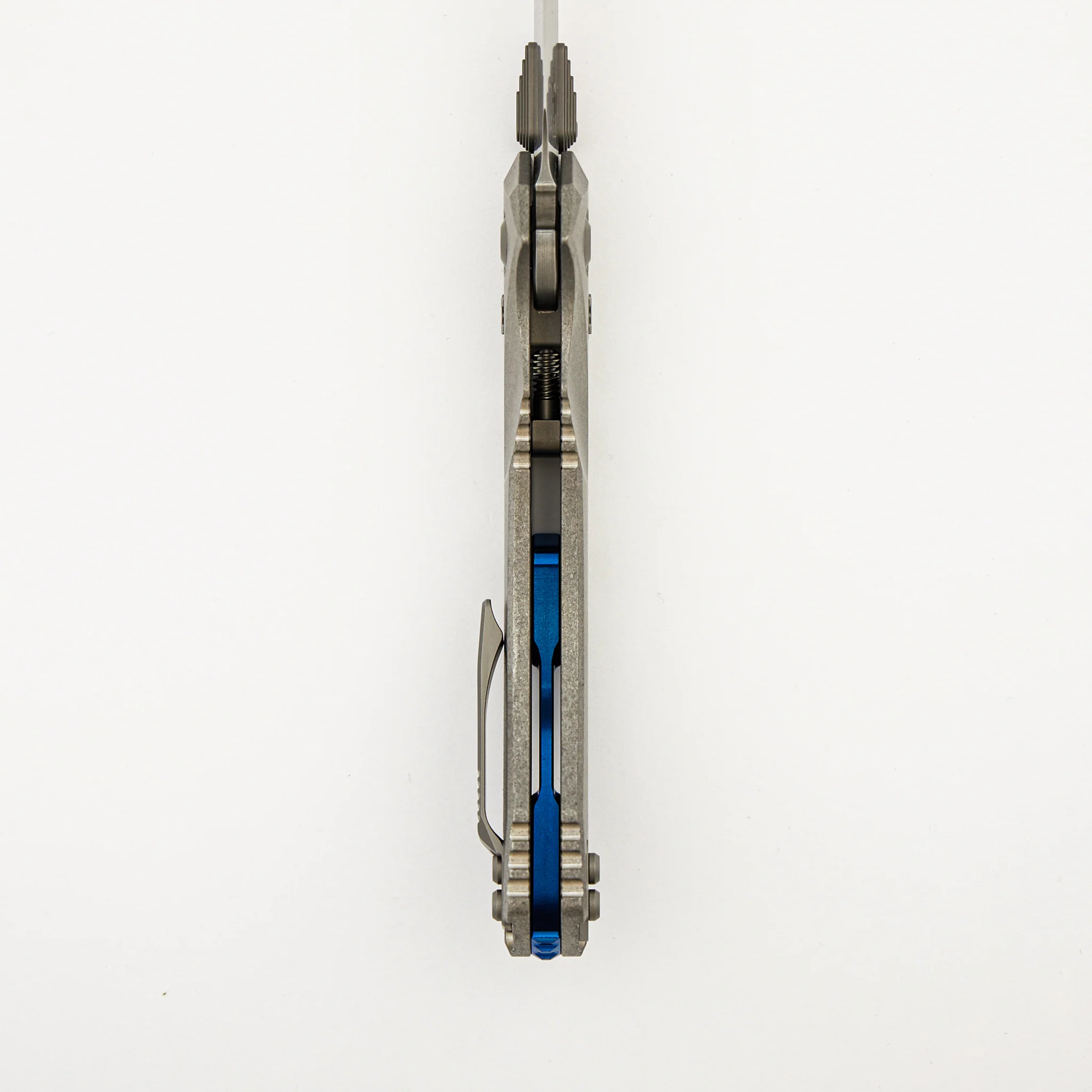 "Marfione Select" Amphibian - RAM-LOK Stonewash Finish Slab Side Titanium W/ Blue Titanium Accent 137RL-10MS2 - Image 6