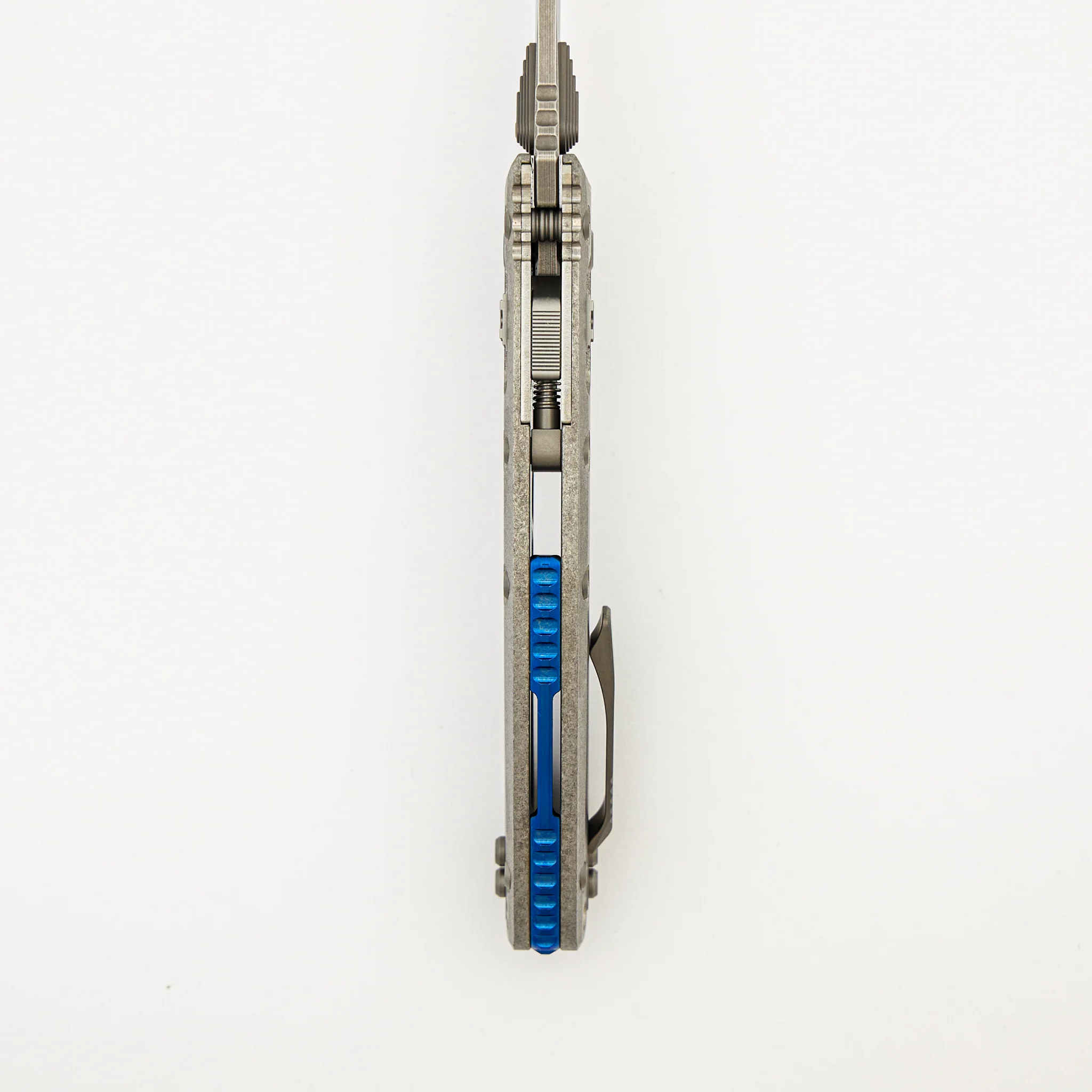 "Marfione Select" Amphibian - RAM-LOK Stonewash Finish Slab Side Titanium W/ Blue Titanium Accent 137RL-10MS2 - Image 7