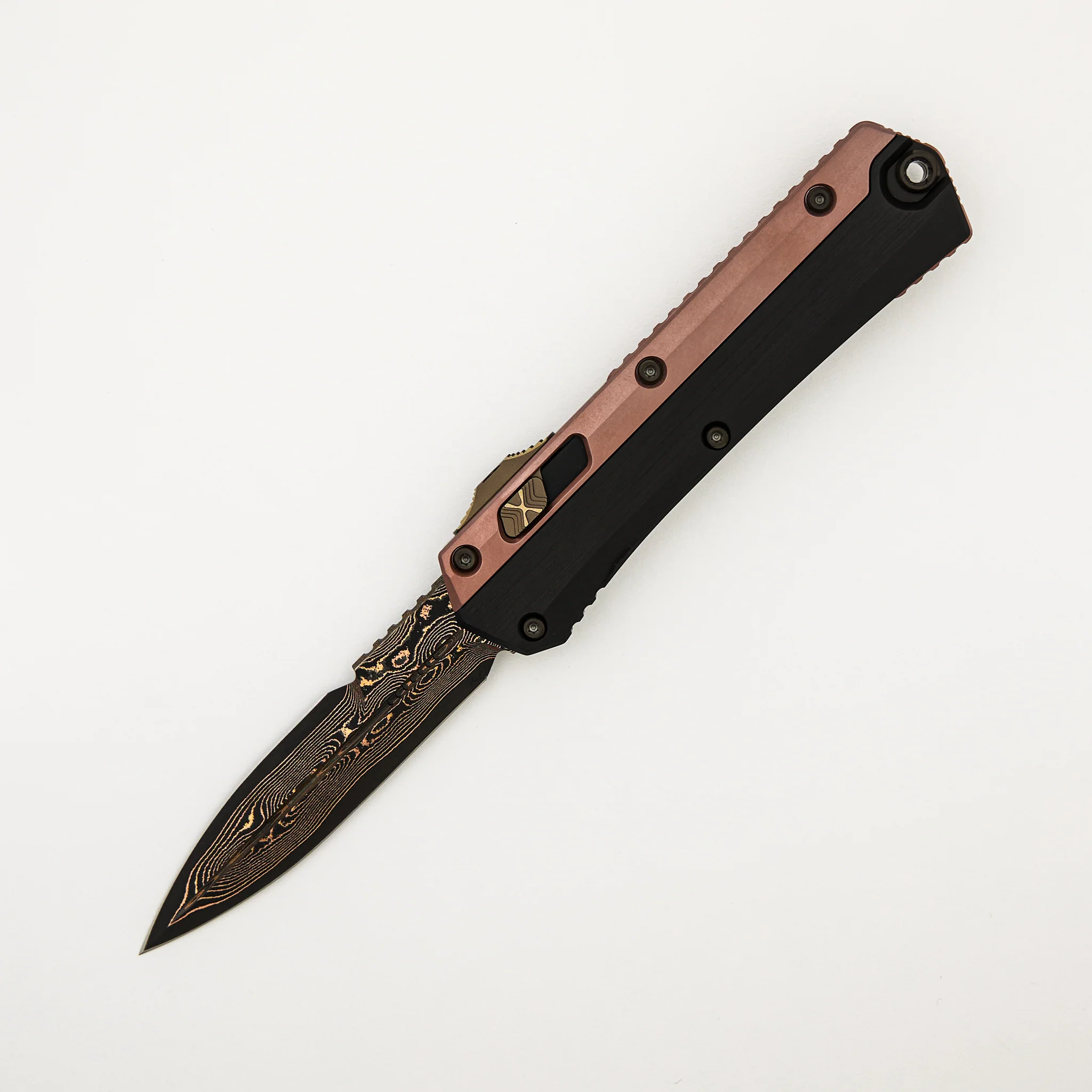 "Marfione Select" Glykon - Bayonet Baker Forge Coppermai - Hefted Alloy w/ Rose Gold PVD Accents - DLC Hard Cut w/ Bronze Ti Accent