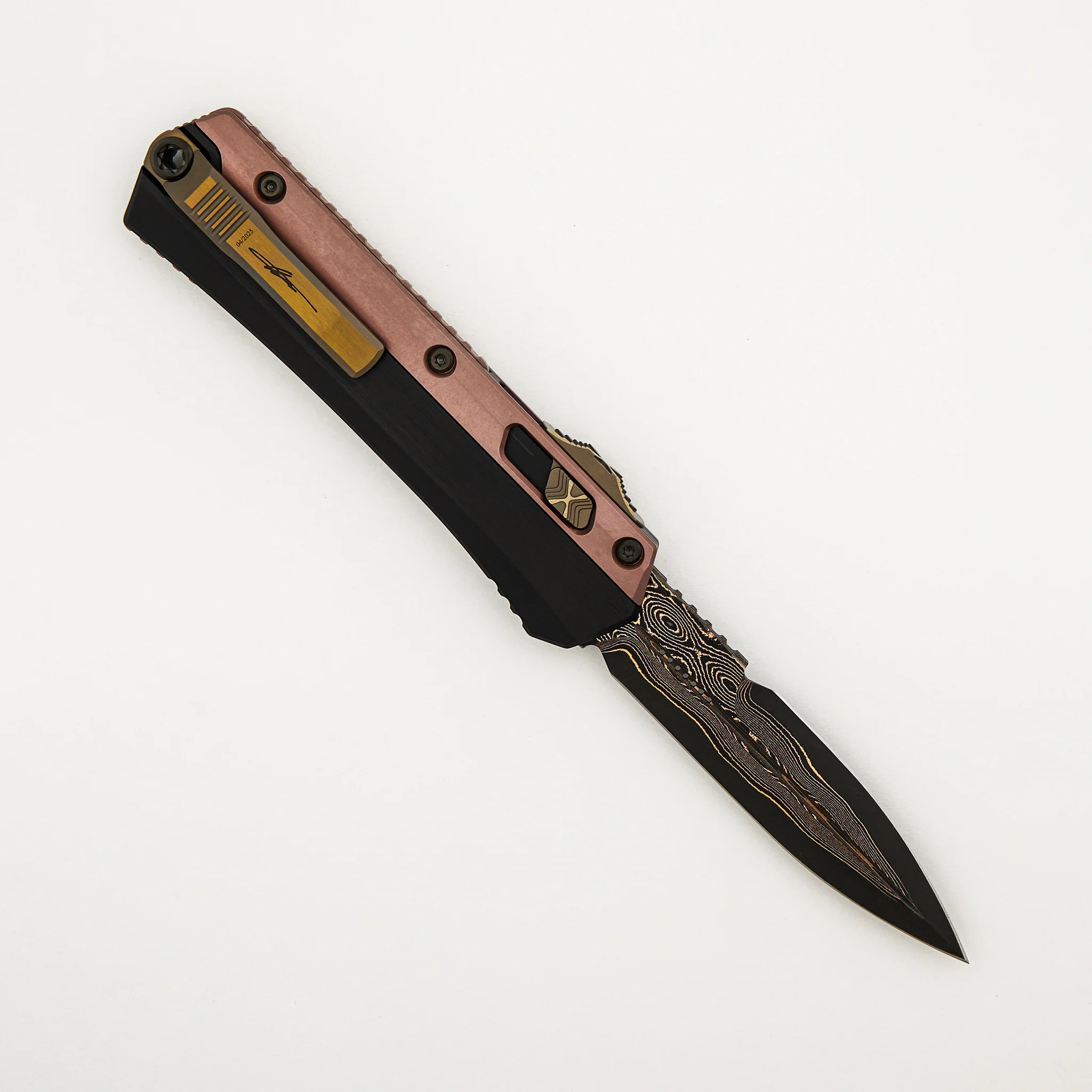 "Marfione Select" Glykon - Bayonet Baker Forge Coppermai - Hefted Alloy w/ Rose Gold PVD Accents - DLC Hard Cut w/ Bronze Ti Accent - Image 2