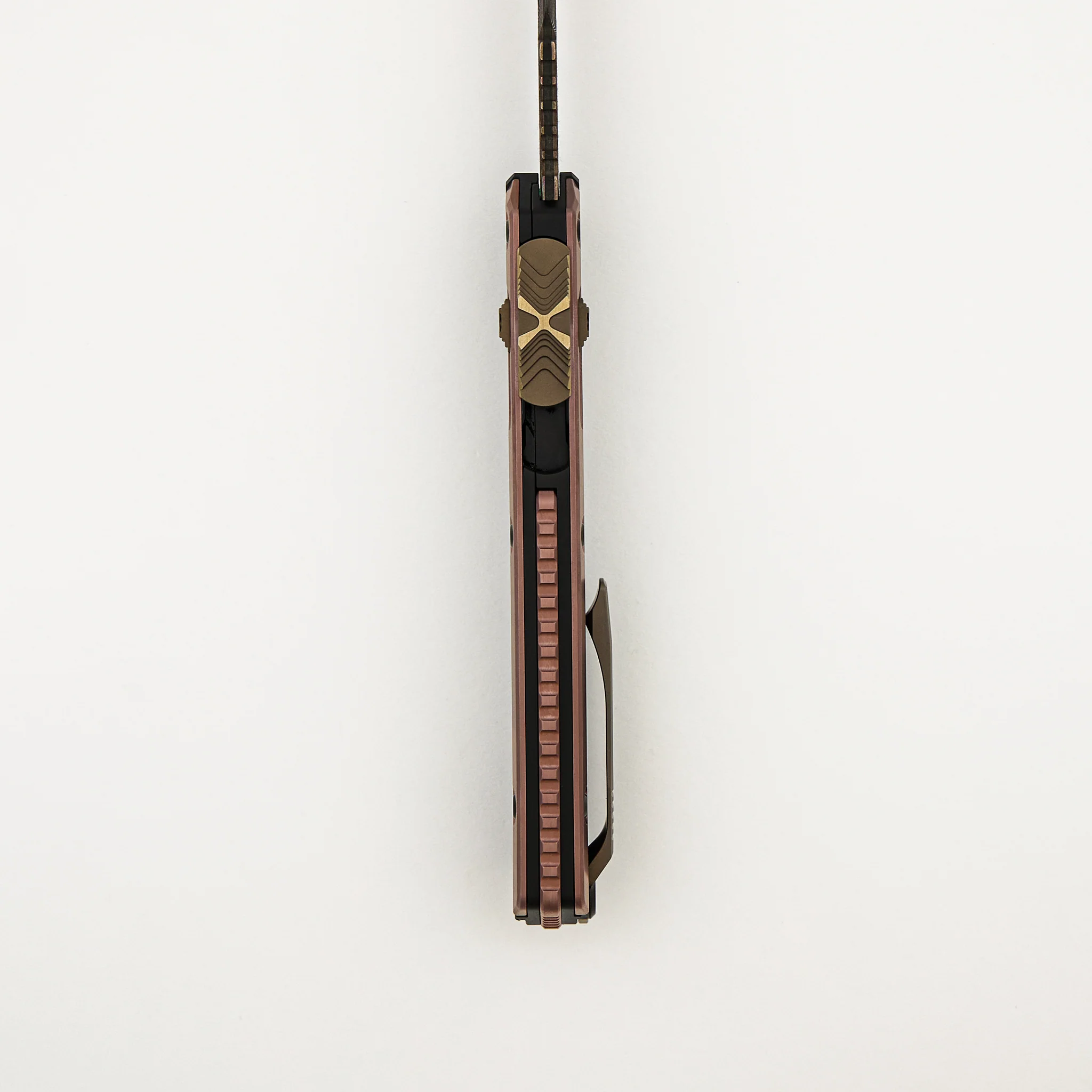 "Marfione Select" Glykon - Bayonet Baker Forge Coppermai - Hefted Alloy w/ Rose Gold PVD Accents - DLC Hard Cut w/ Bronze Ti Accent - Image 6