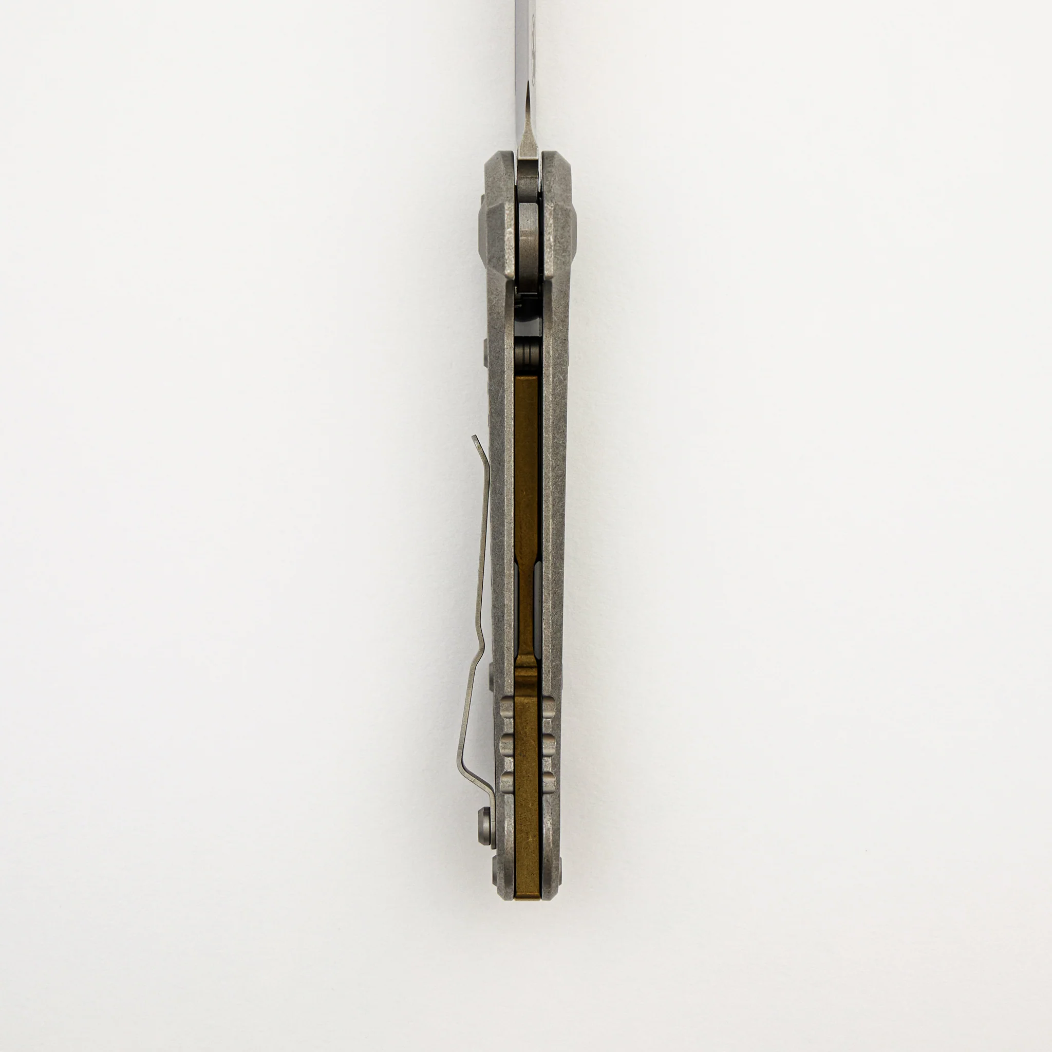 "Marfione Select" L.U.D.T. T/E Stonewash Finish Frag Pattern Titanium W/ Bronze Titanium Accent 1136-10FRMS1 - Image 6