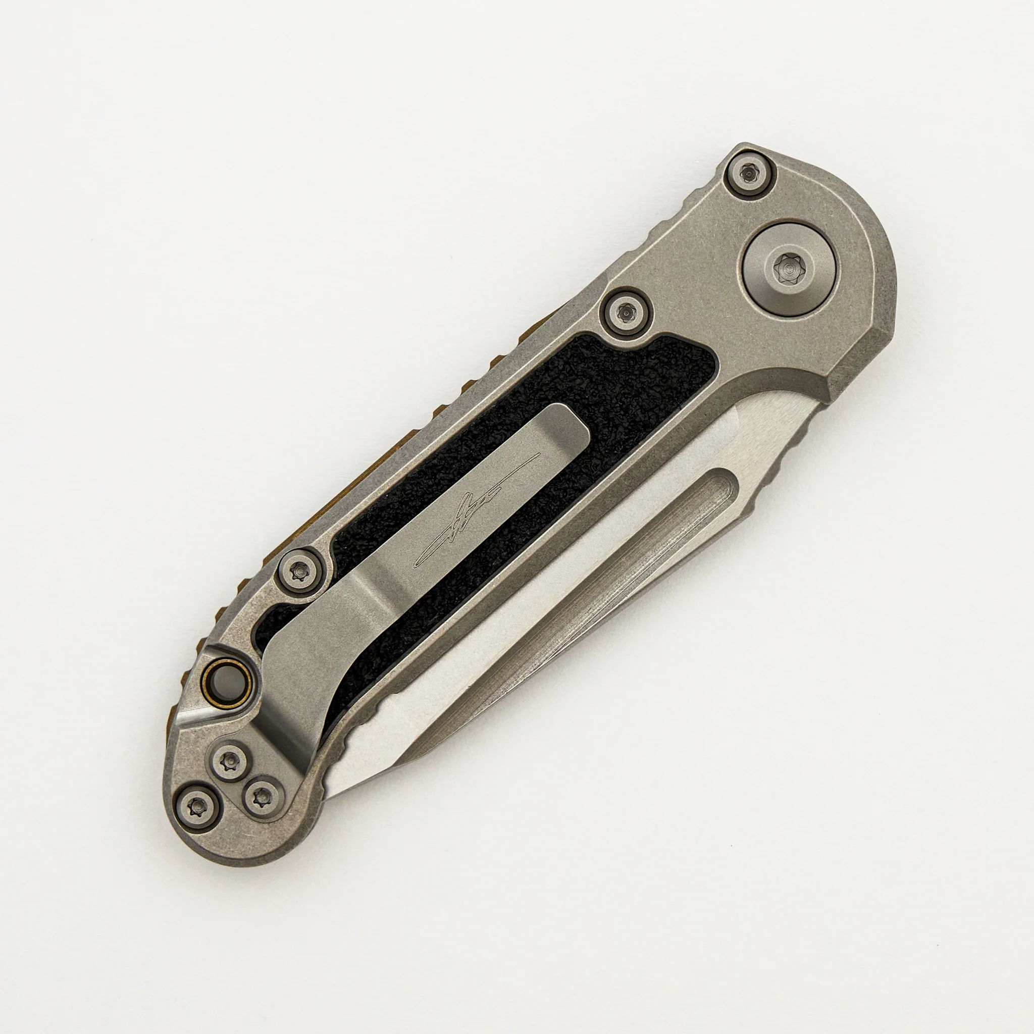 "Marfione Select" L.U.D.T. T/E Stonewash Finish Titanium W/ Textured Inlay and Bronze Titanium Accent 1136-10MS2 - Image 4