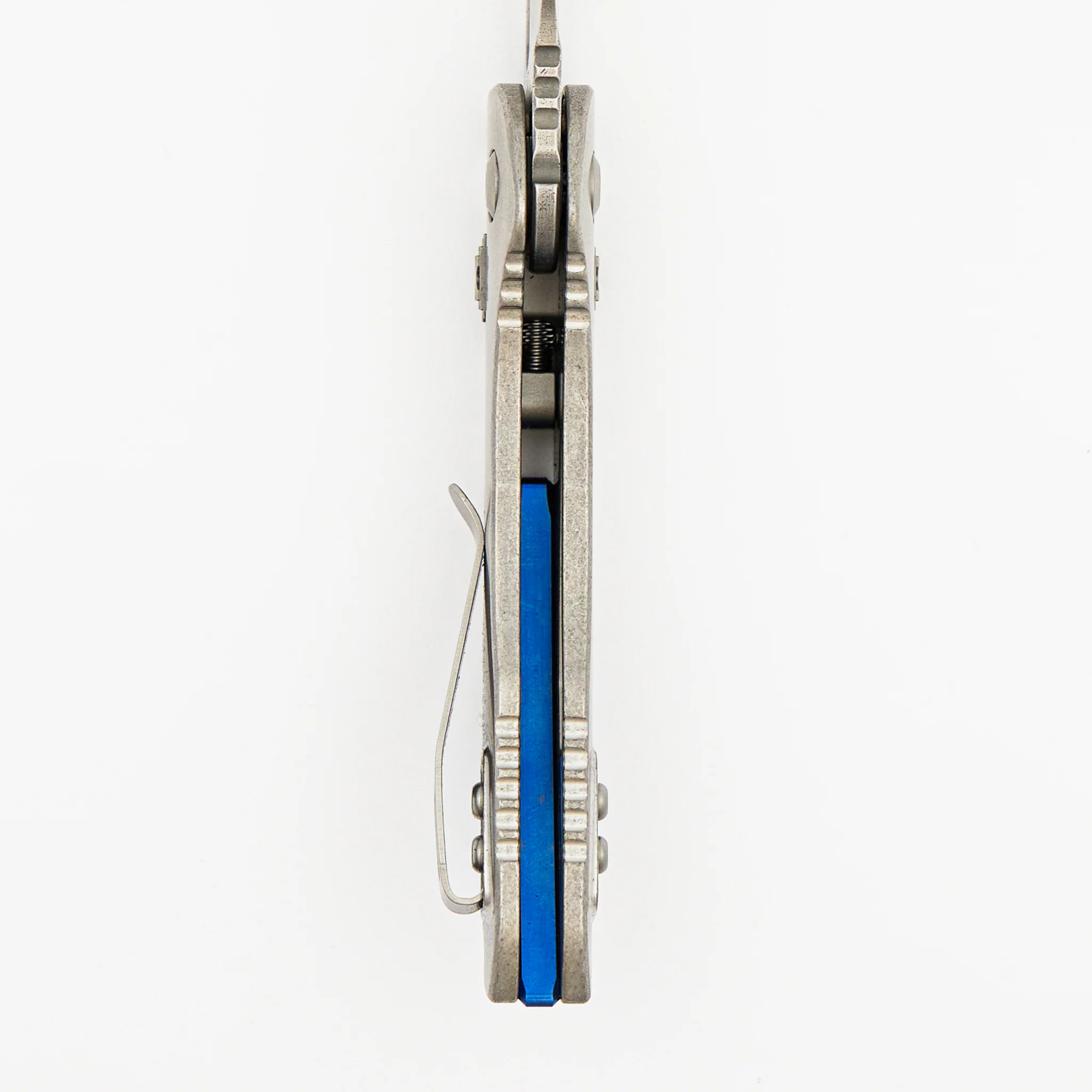"Marfione Select" M-Stitch - RAM-LOK Stonewash Finish Slab Side Titanium W/ Blue Accent 169MRL-10MS2 - Image 6
