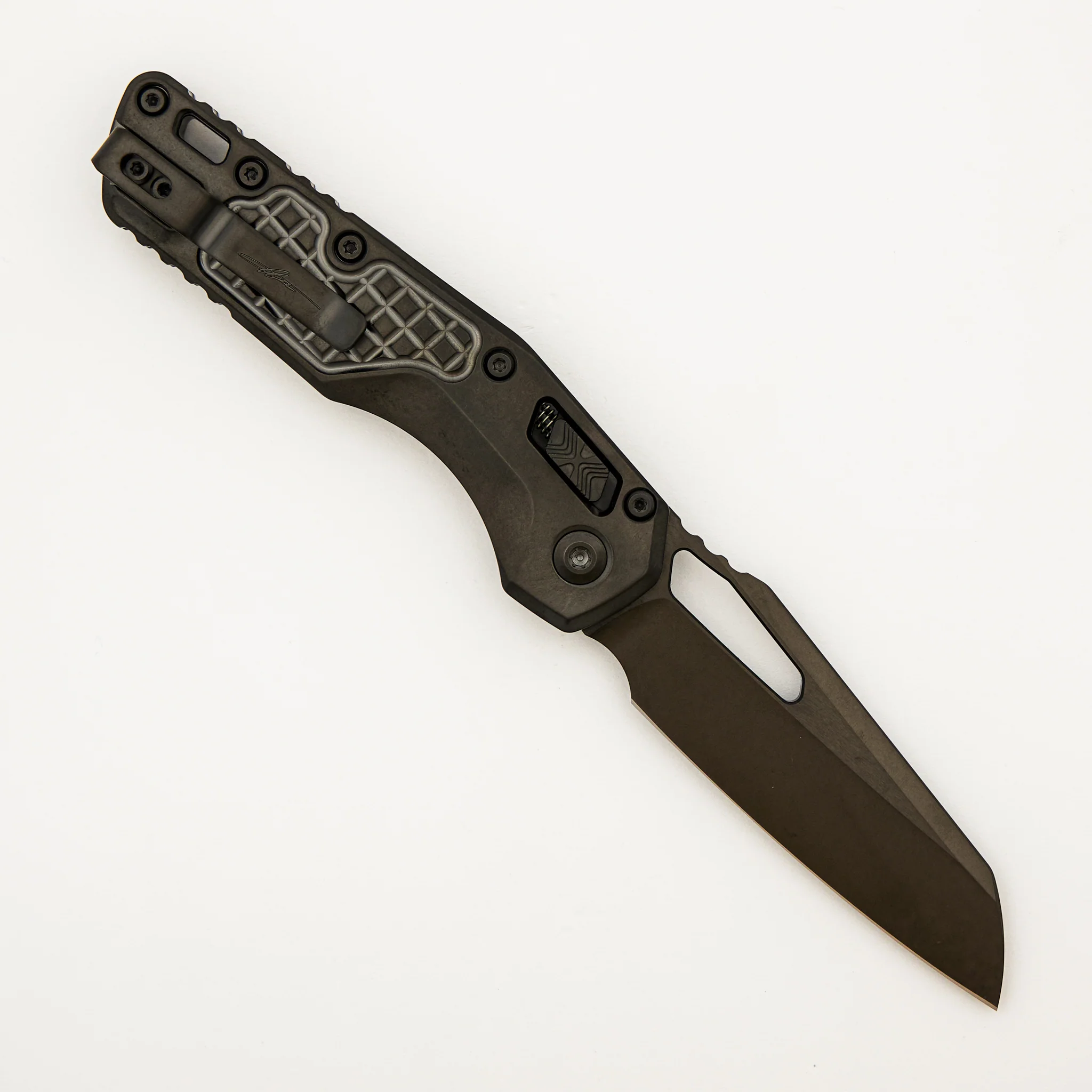 "Marfione Select" MSI - RAM-LOK - DLC Stonewashed Finish Frag Pattern Titanium 210-1DLCTFRMS1 - Image 2