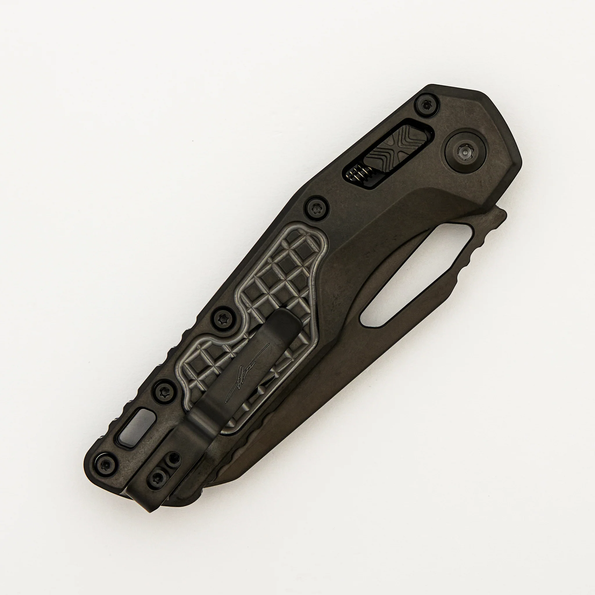 "Marfione Select" MSI - RAM-LOK - DLC Stonewashed Finish Frag Pattern Titanium 210-1DLCTFRMS1 - Image 4