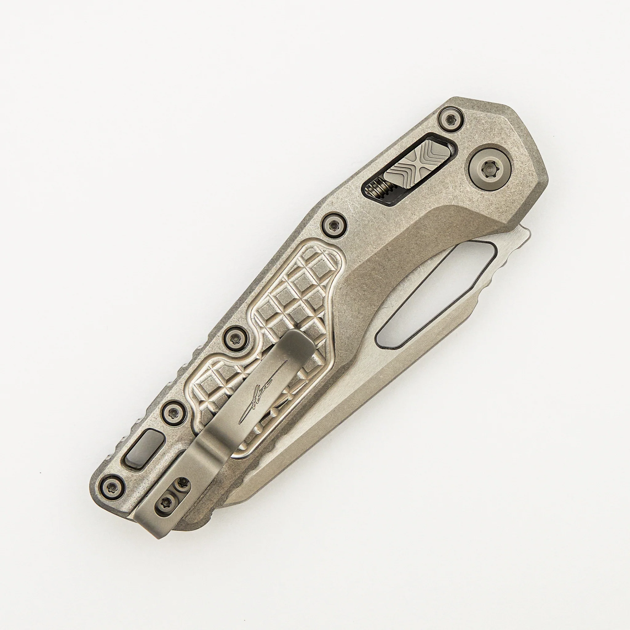 "Marfione Select" MSI - RAM-LOK - Stonewash Finish Frag Pattern Titanium W/ Bronze Titanium Accent 210-10FRMS1 - Image 4