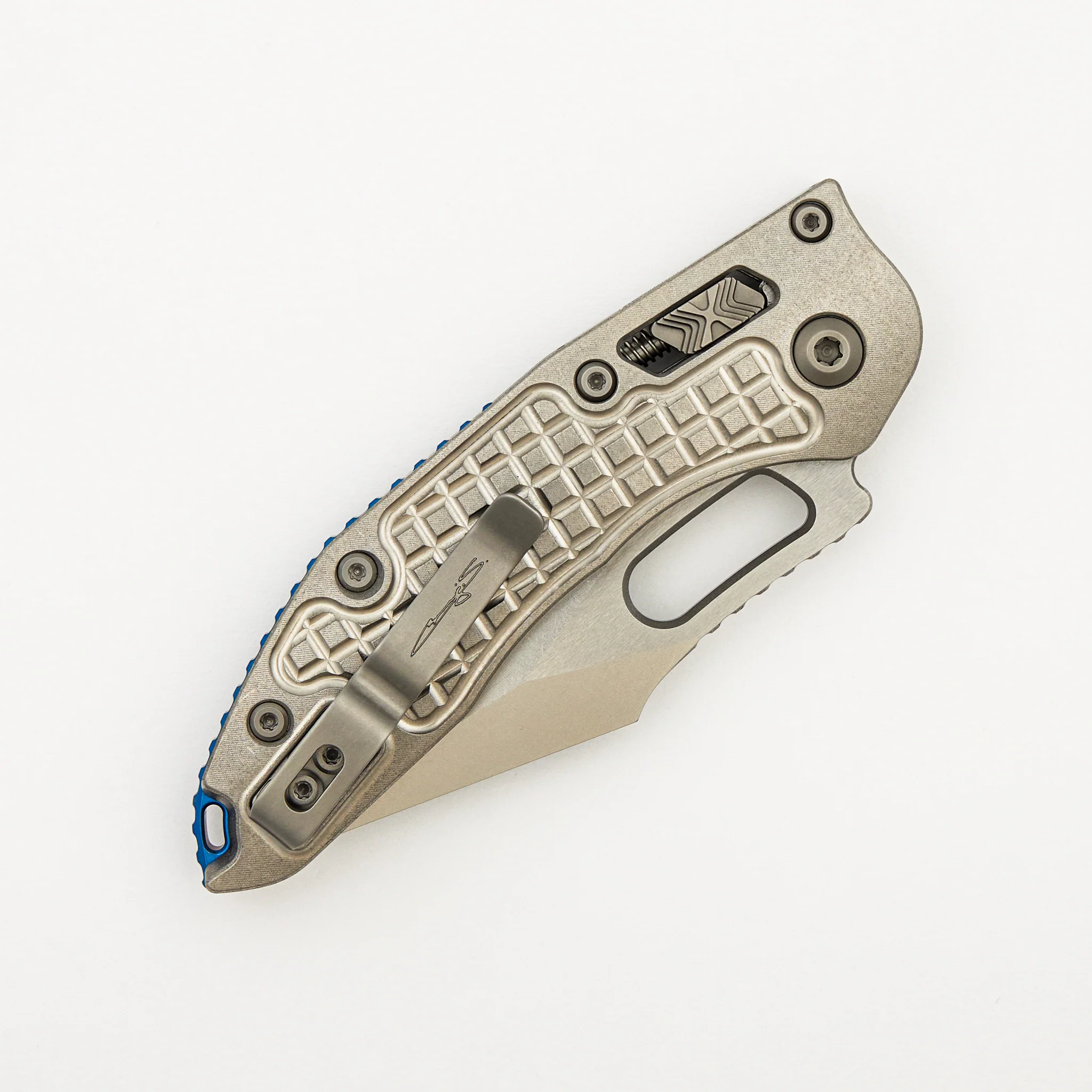 "Marfione Select" Stitch - RAM-LOK Stonewash Finish Frag Pattern Titanium W/ Blue Titanium Accent 169RL-10FRMS2 - Image 4