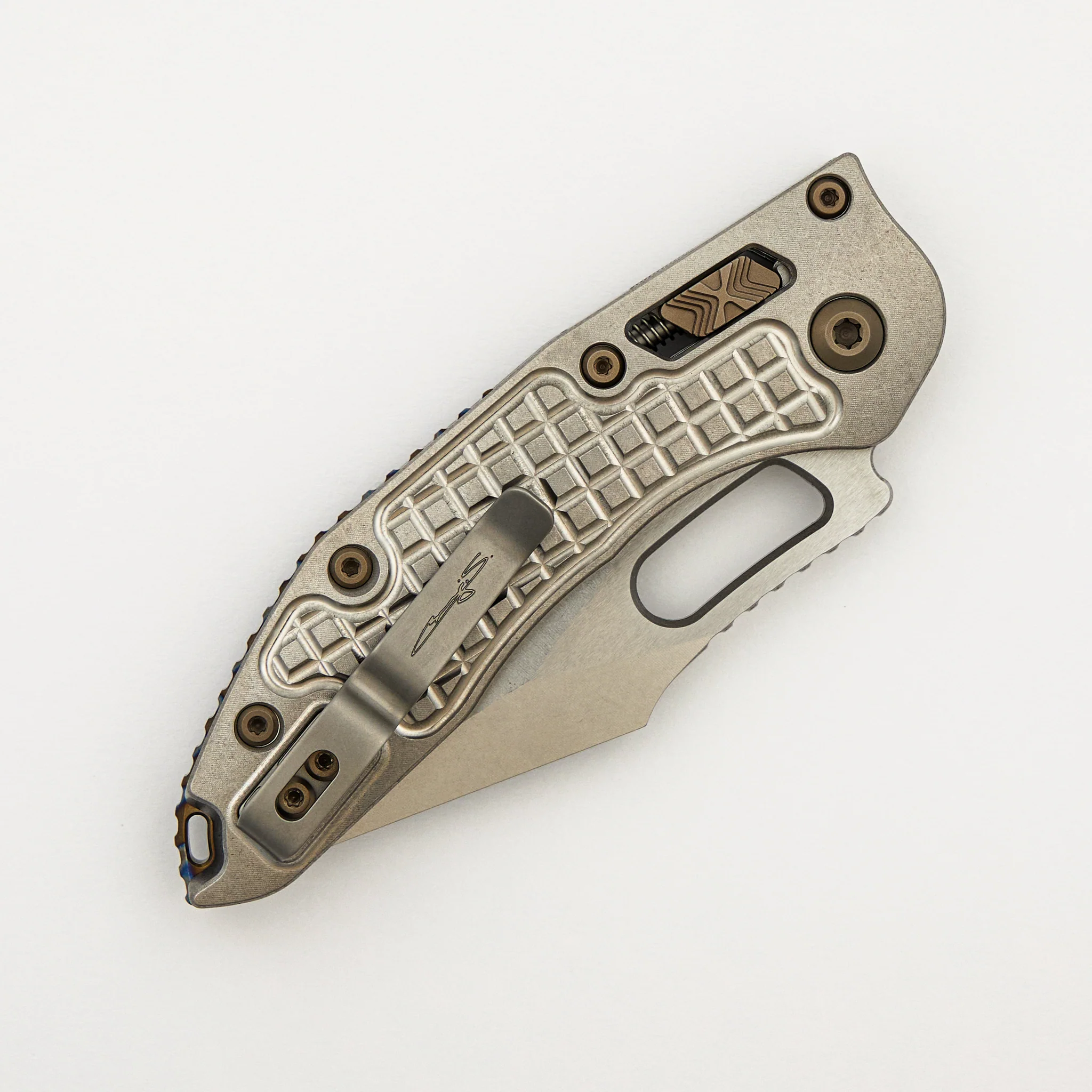 "Marfione Select" Stitch - RAM-LOK Stonewash Finish Frag Pattern Titanium W/ Flamed Titanium Accent 169RL-10FRMS4 - Image 4