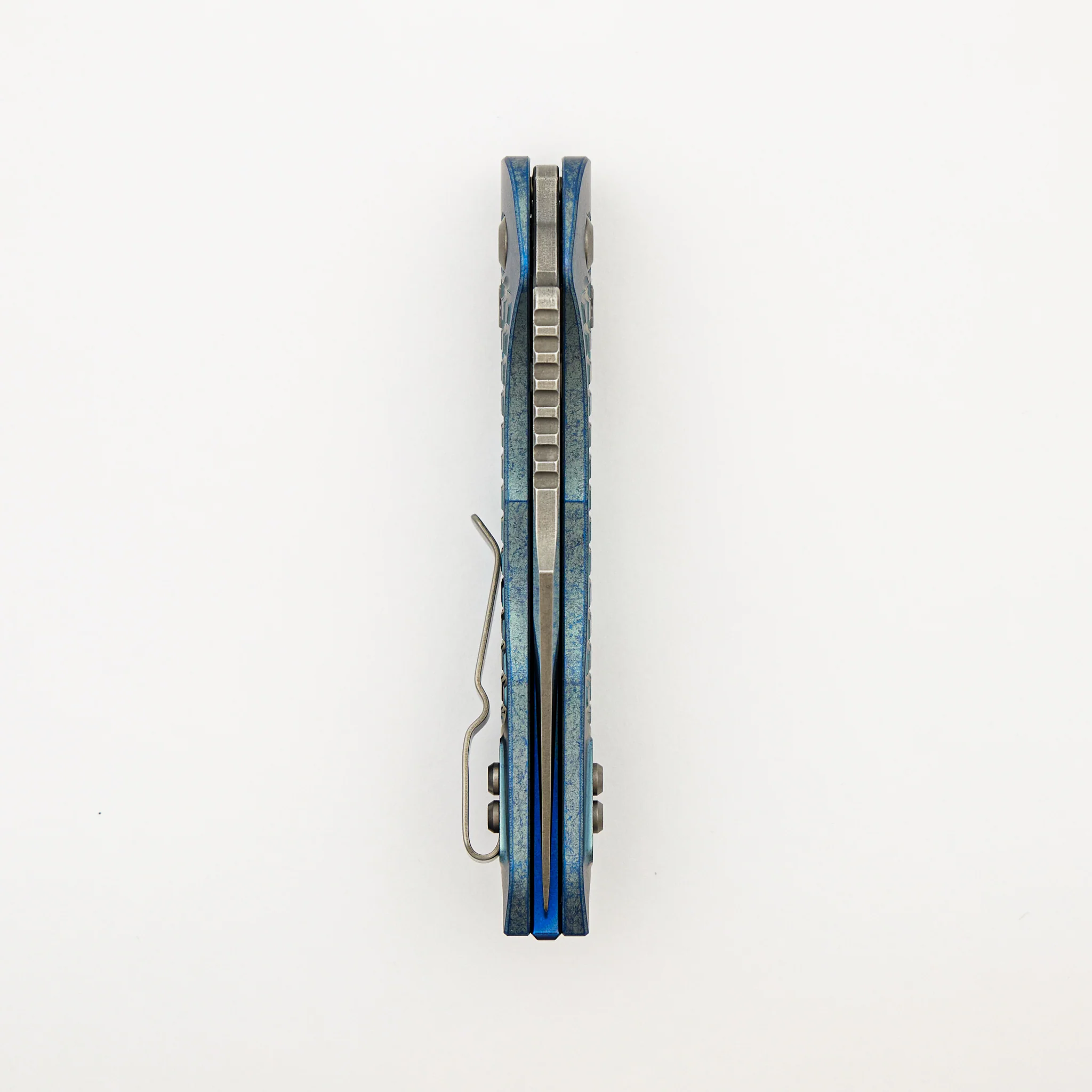 "Marfione Select" Stitch - RAM-LOK Stonewash Finish Ice Blue Anodized Frag Pattern Titanium W/ Blue Titanium Accent 169RL-10FRMS6 - Image 5
