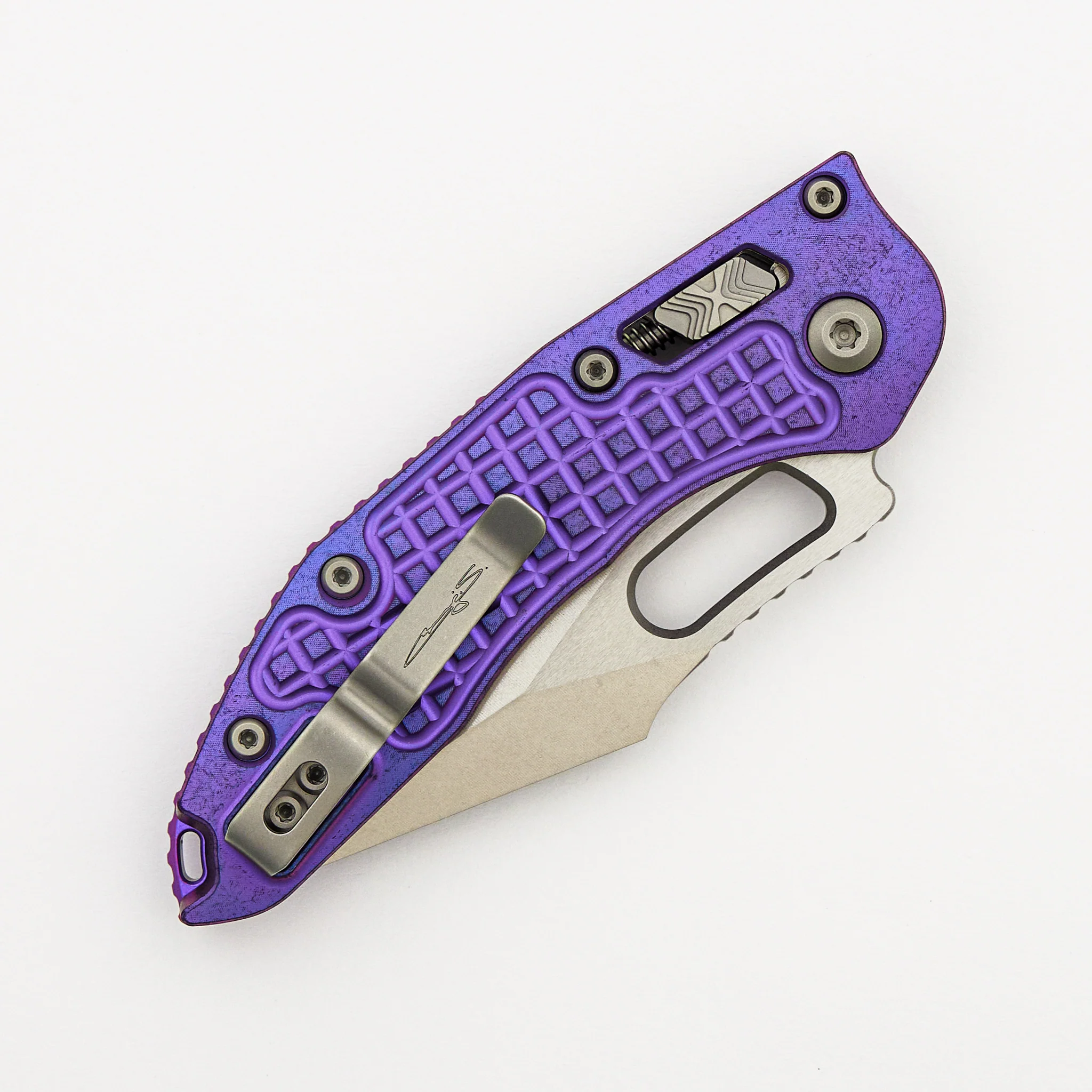 "Marfione Select" Stitch - RAM-LOK Stonewash Finish Purple Haze Anodized Frag Pattern Titanium W/ Purple Titanium Accent 169RL-10FRMS5 - Image 4