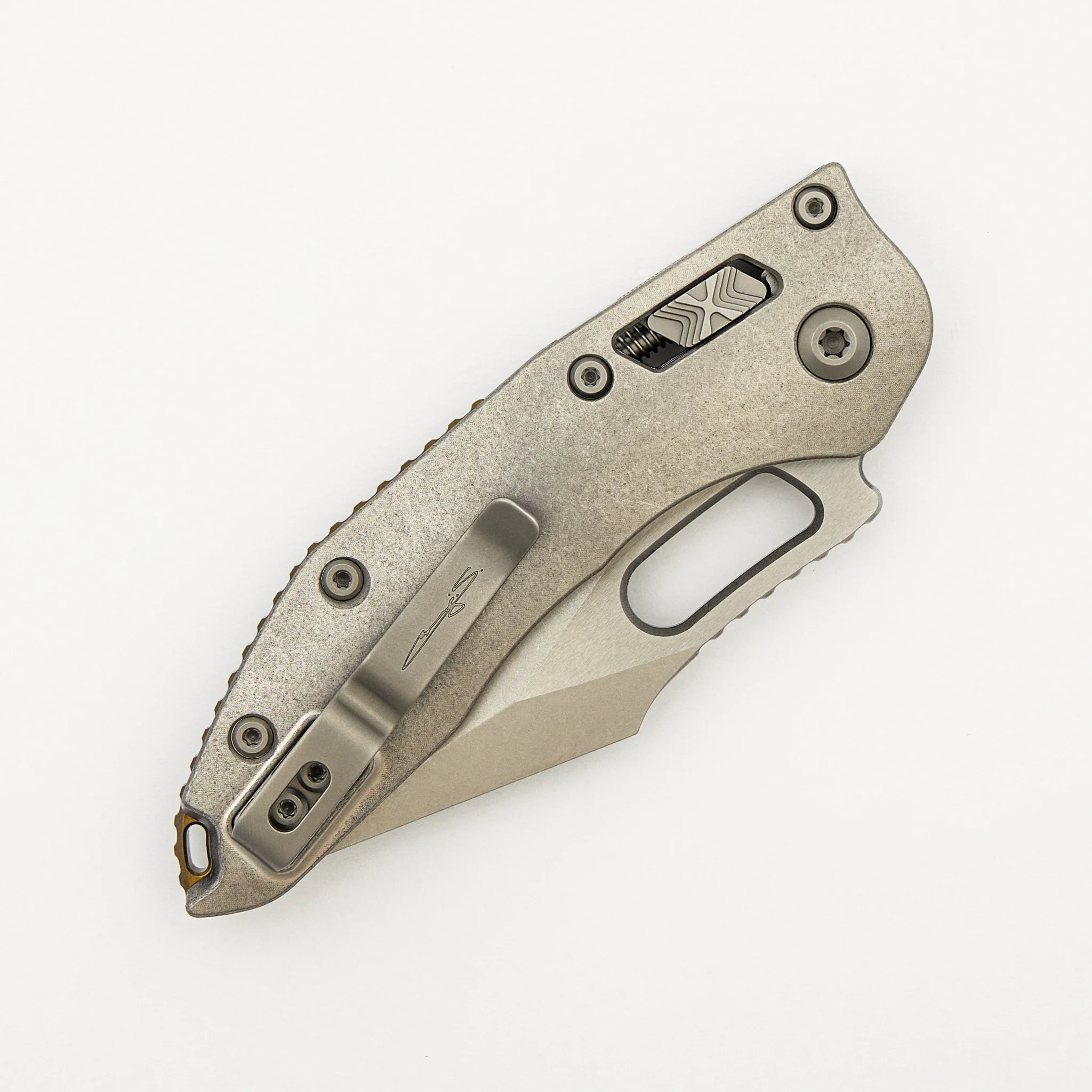 "Marfione Select" Stitch - RAM-LOK Stonewash Finish Slab Side Titanium W/ Bronze Titanium Accent 169RL-10MS1 - Image 4
