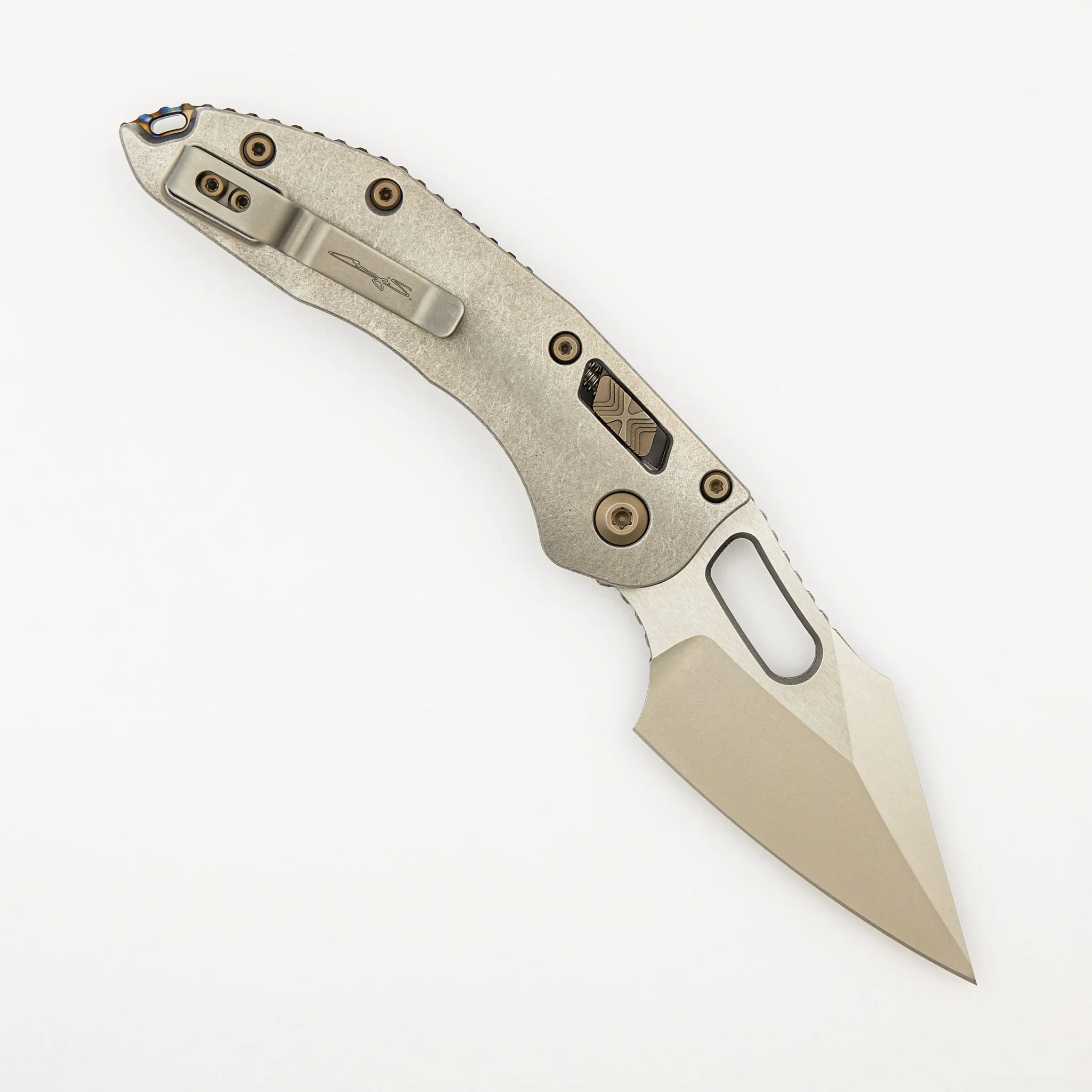"Marfione Select" Stitch - RAM-LOK Stonewash Finish Slab Side Titanium W/ Flamed Titanium Accent 169RL-10MS4 - Image 2