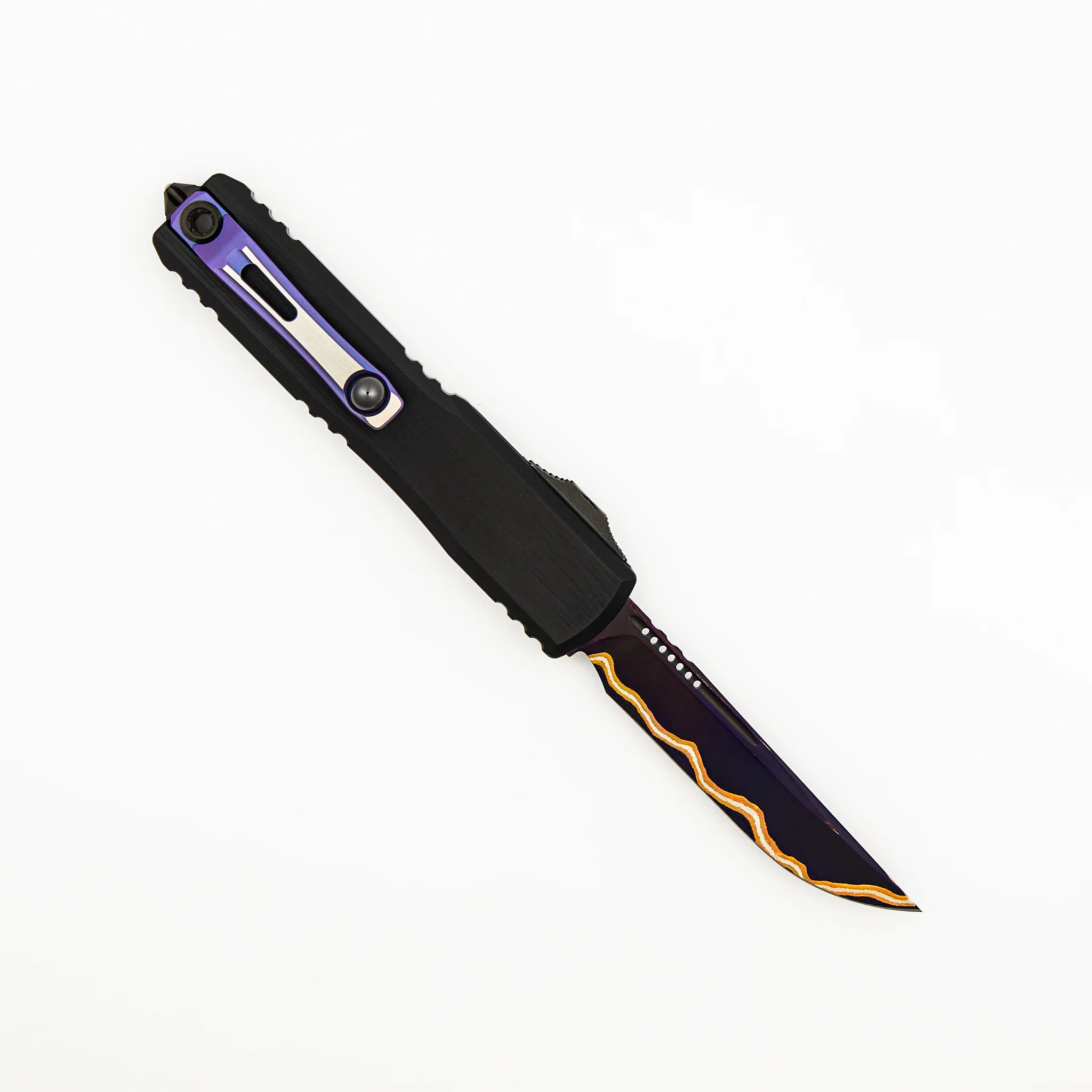 "Marfione Select" Ultratech Gen III Clip Point Blued Baker Forge CopperMai Hefted Alloy 1121-16MS3 - Image 2