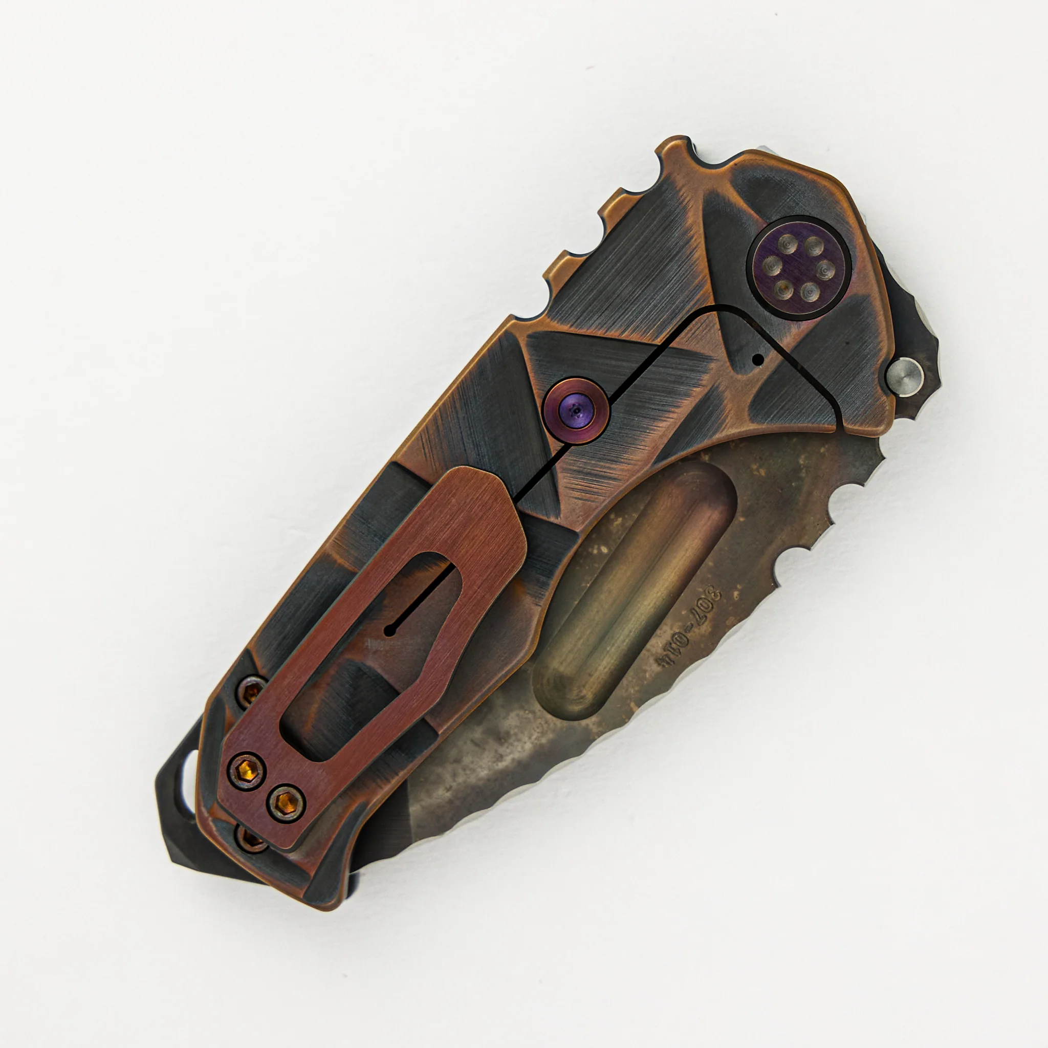 Praetorian Genesis Ti - Vulcan Tanto S45VN Blade - Image 4