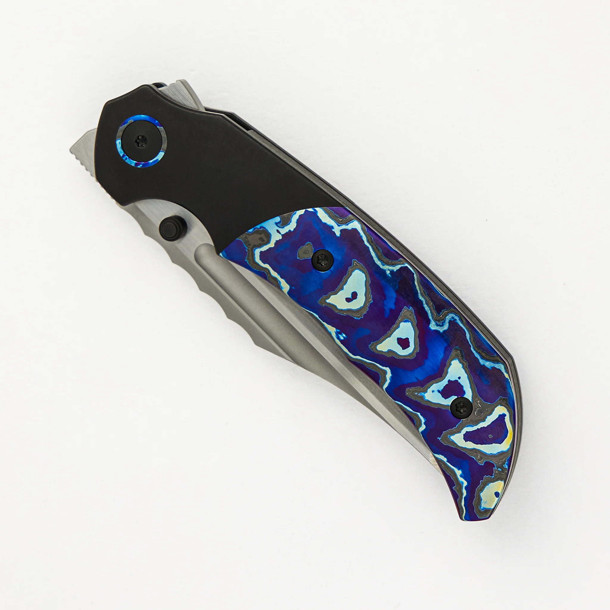 Mini Ultimatum - Hand Rub MagnaCut Blade Grind No. 1 - ZircuTi/Black PVD Titanium - Image 3