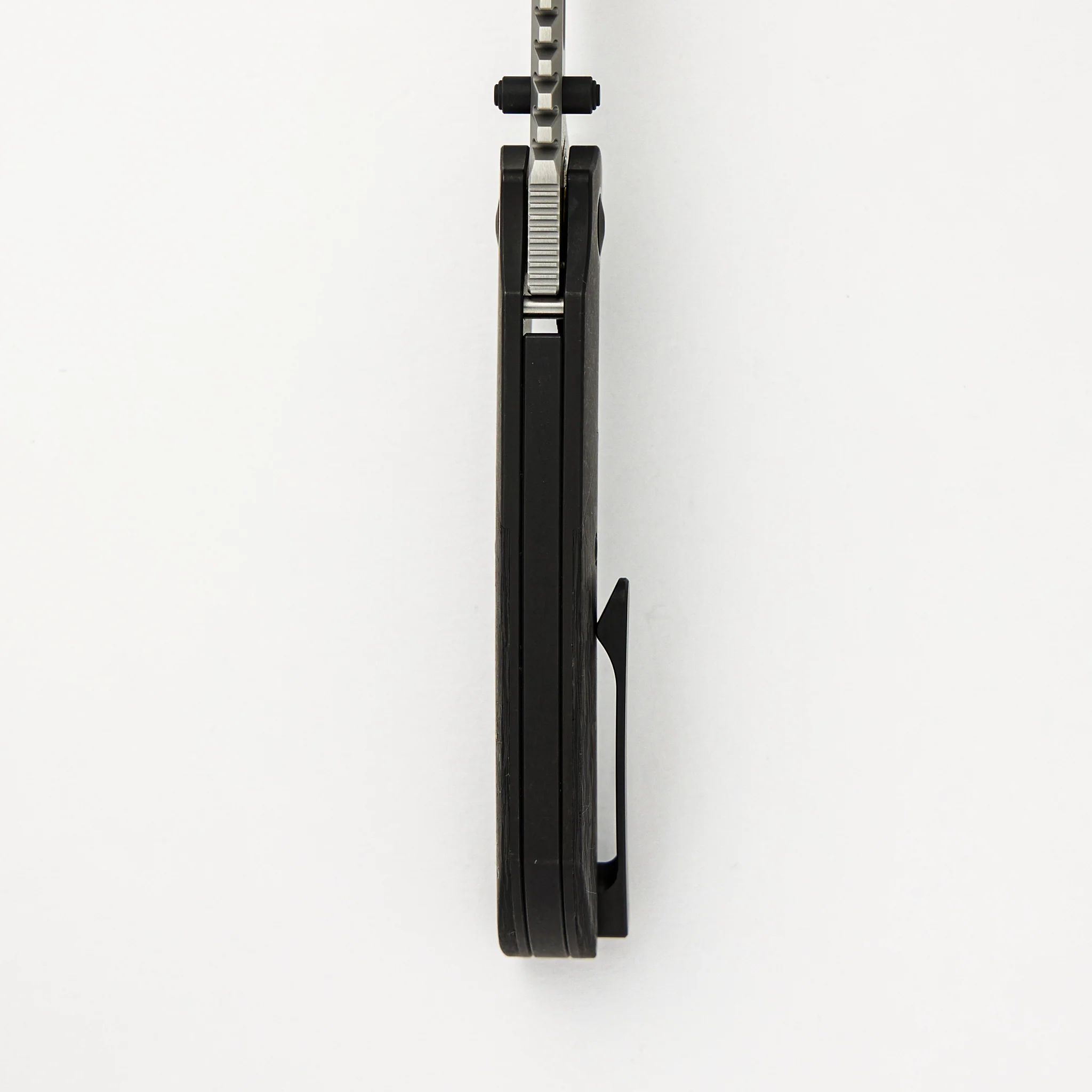 Mini Ultimatum - Hand Rub MagnaCut Blade Grind No. 2 - Black TechnoCarbo/Black PVD Titanium - Image 7