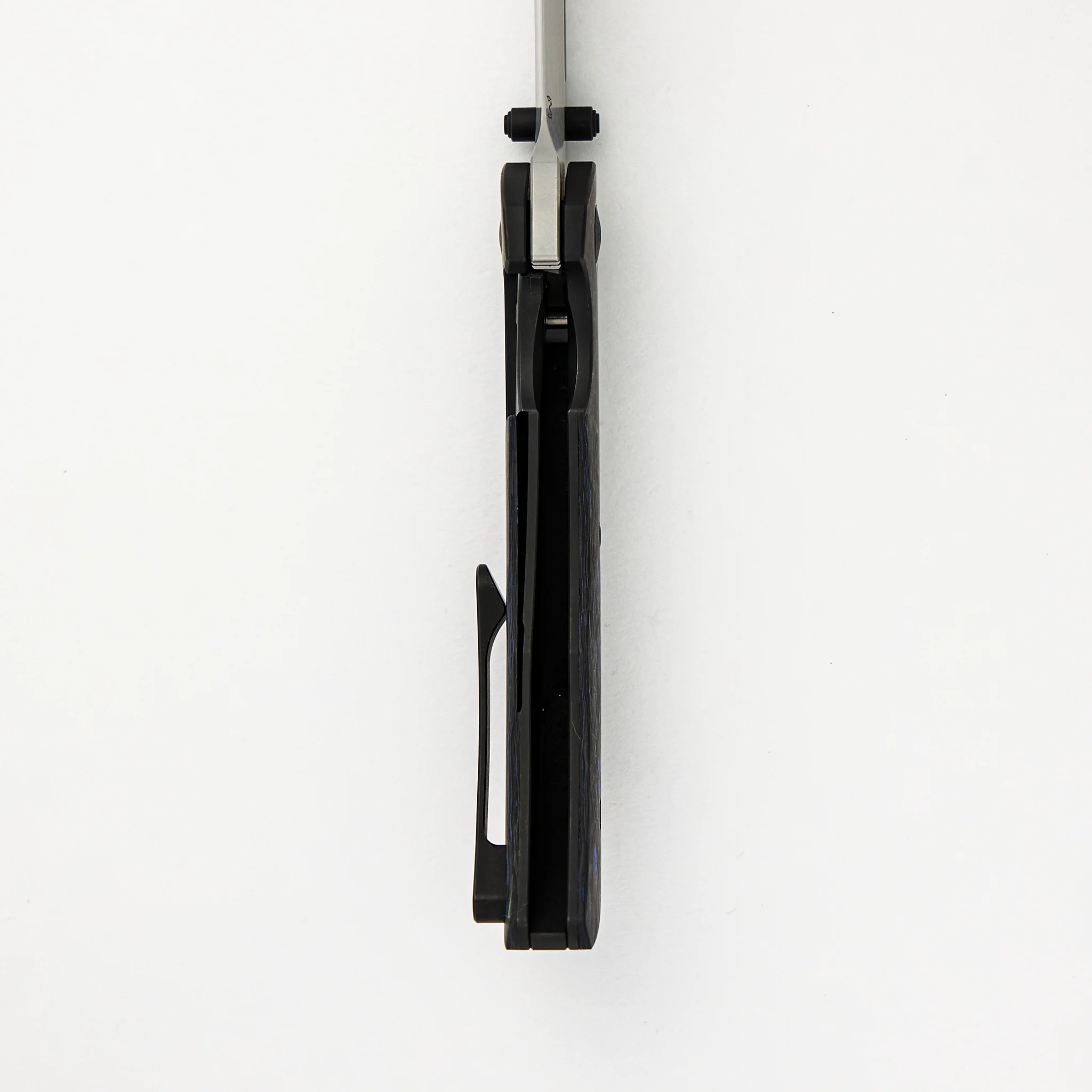 Mini Ultimatum - Hand Rub MagnaCut Blade Grind No. 2 - Blue TechnoCarbo/Black PVD Titanium - Image 6