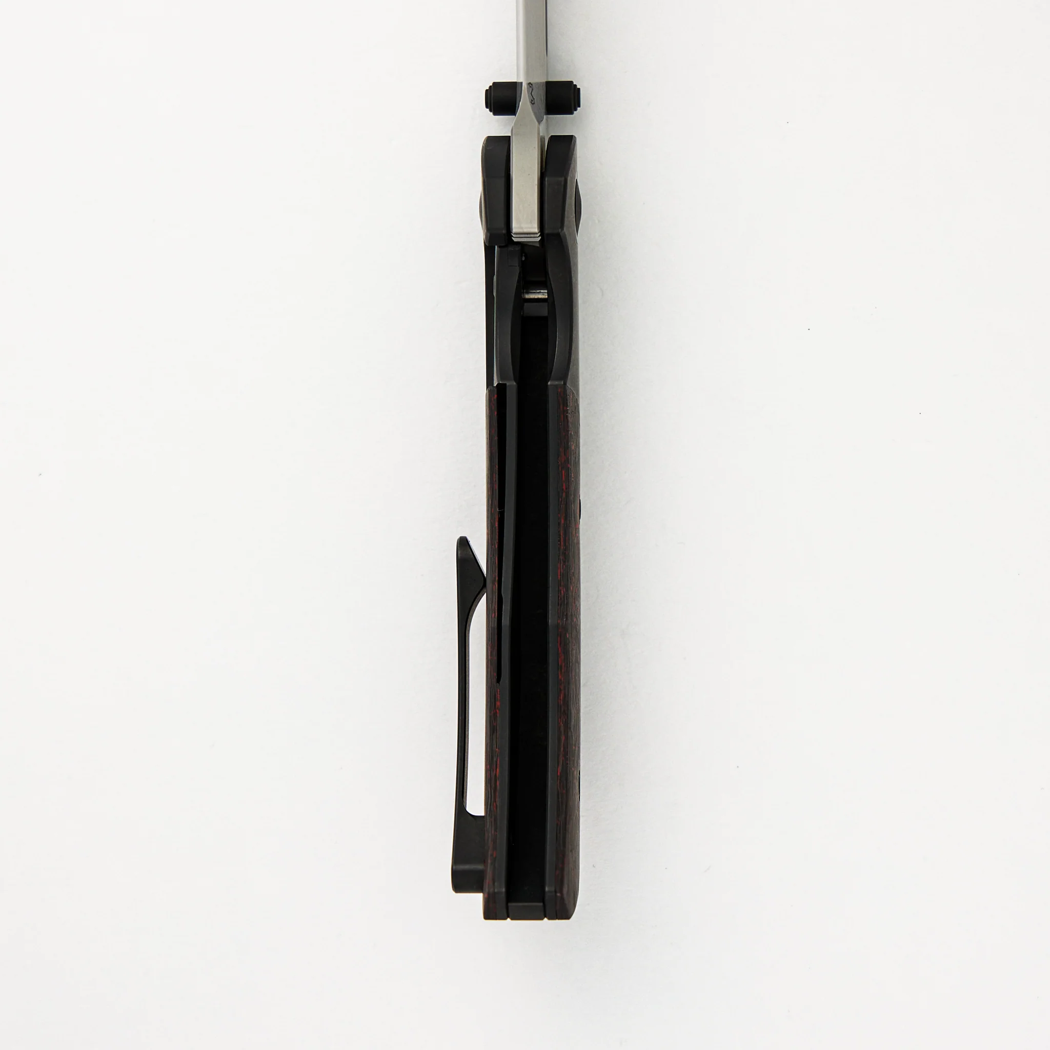 Mini Ultimatum - Hand Rub MagnaCut Blade Grind No. 2 - Red TechnoCarbo/Black PVD Titanium - Image 6