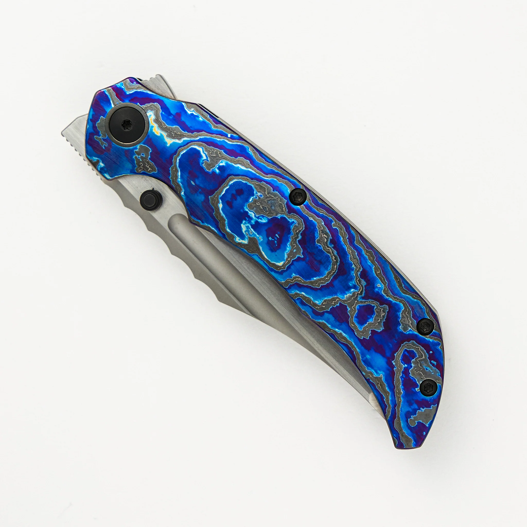 Mini Ultimatum - ZircuTi/Ti Black PVD Handle - Magnacut Blade - Image 3