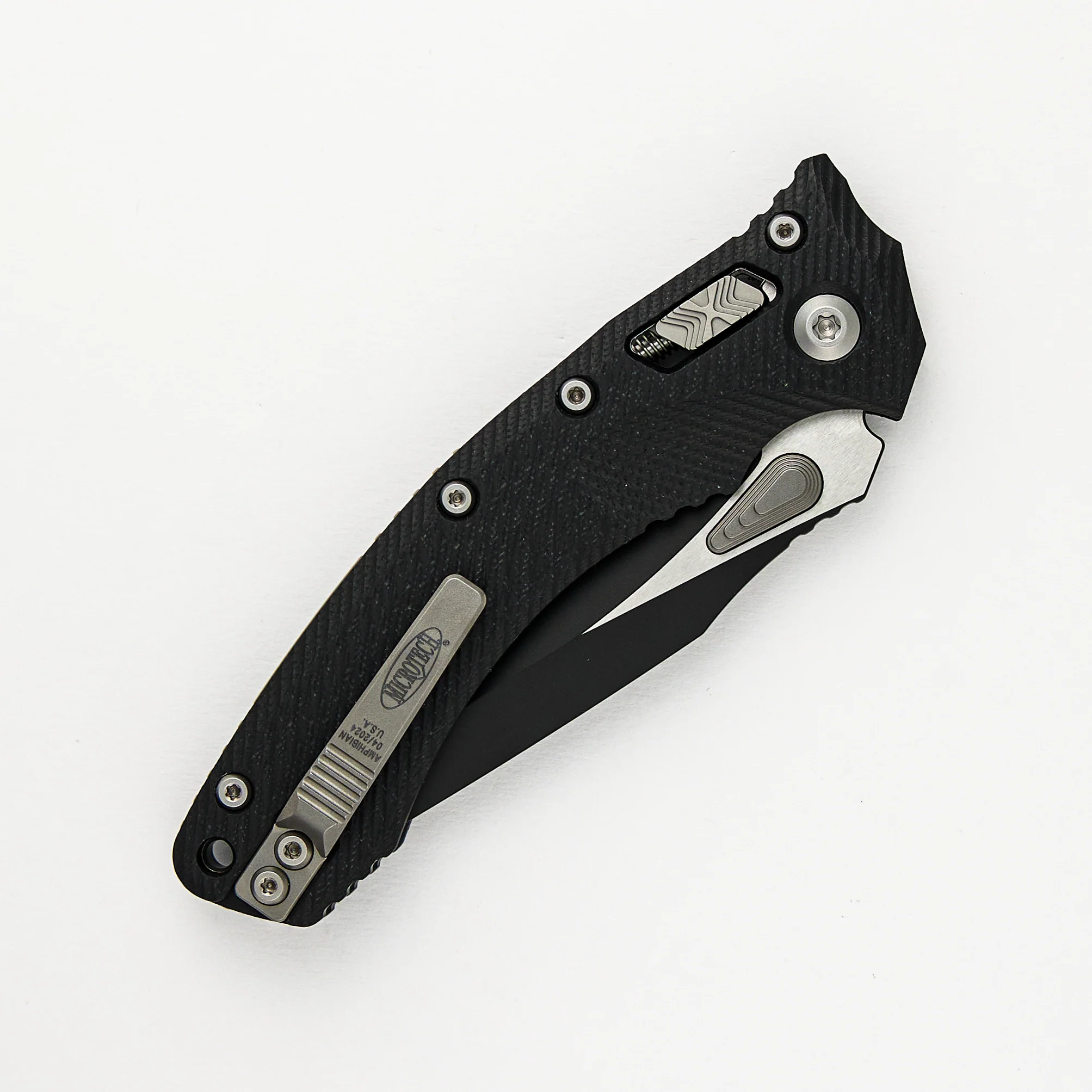 Amphibian - RAM-LOK S/E Black Partial Serrated Fluted Black G10 137RL-2FLGTBK - Image 4