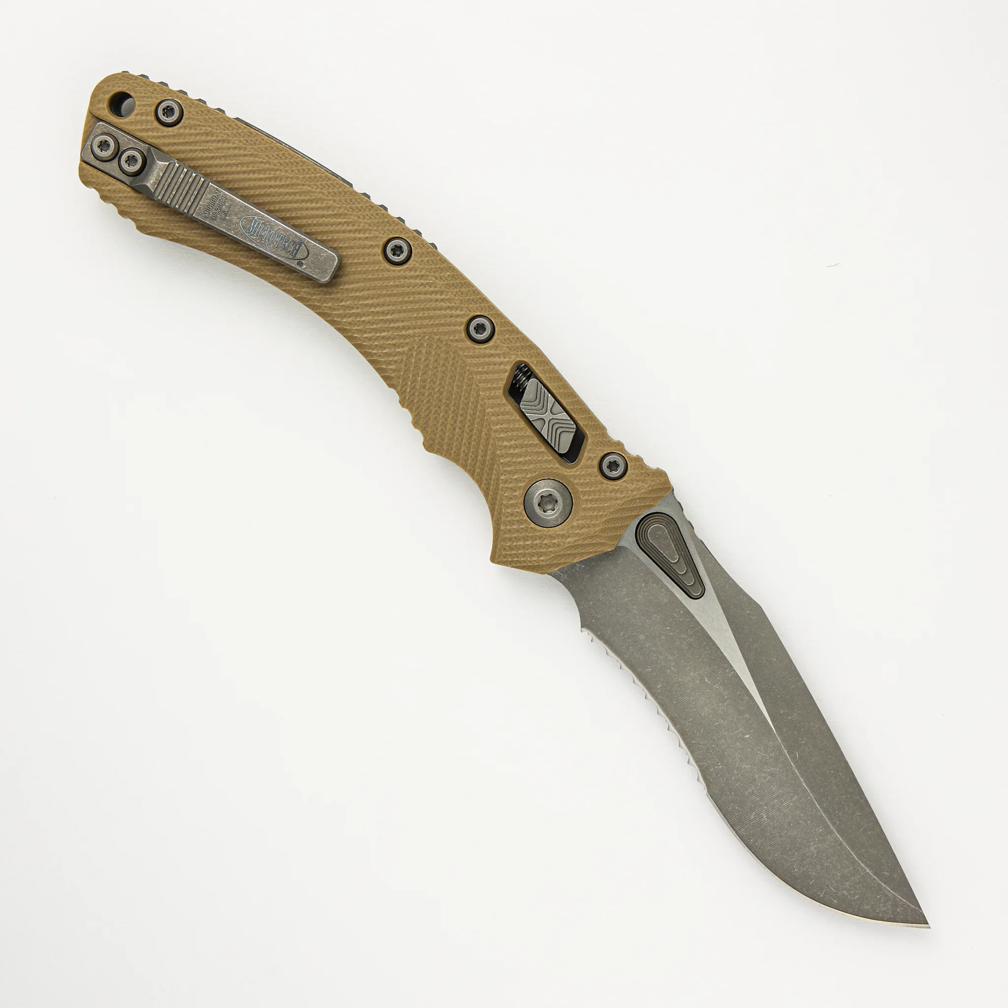 Amphibian - RAM-LOK S/E Fluted G-10 Tan Apocalyptic Parial Serrated 137RL-11 APFLGTTA - Image 2