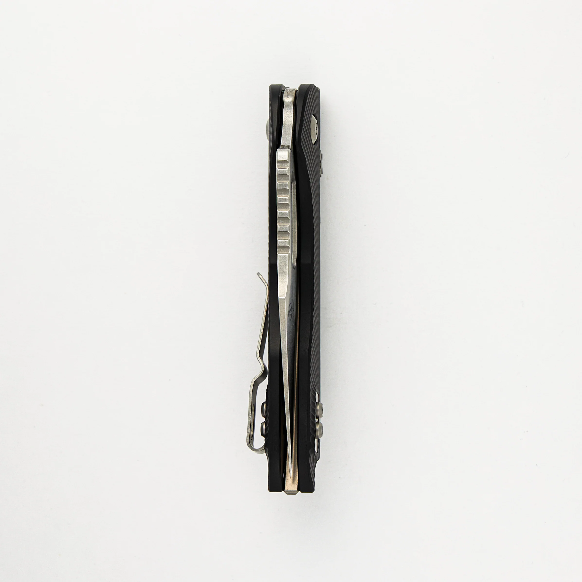 Stitch – RAM-LOK S/E Fluted Black Aluminum Stonewash Partial Serrated 169RL-11FL (Borka Blades Design) - Image 5