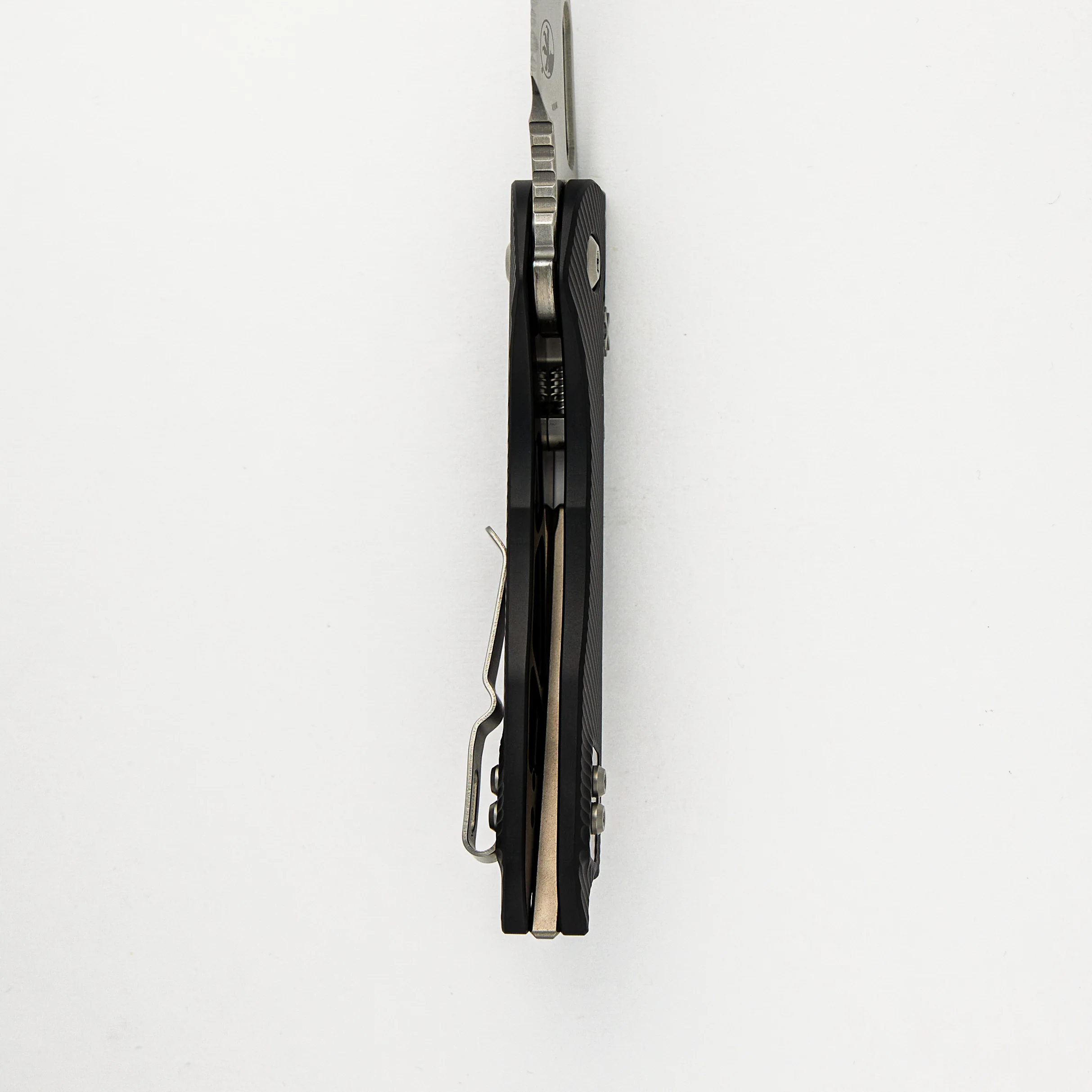 Stitch – RAM-LOK S/E Fluted Black Aluminum Stonewash Partial Serrated 169RL-11FL (Borka Blades Design) - Image 6