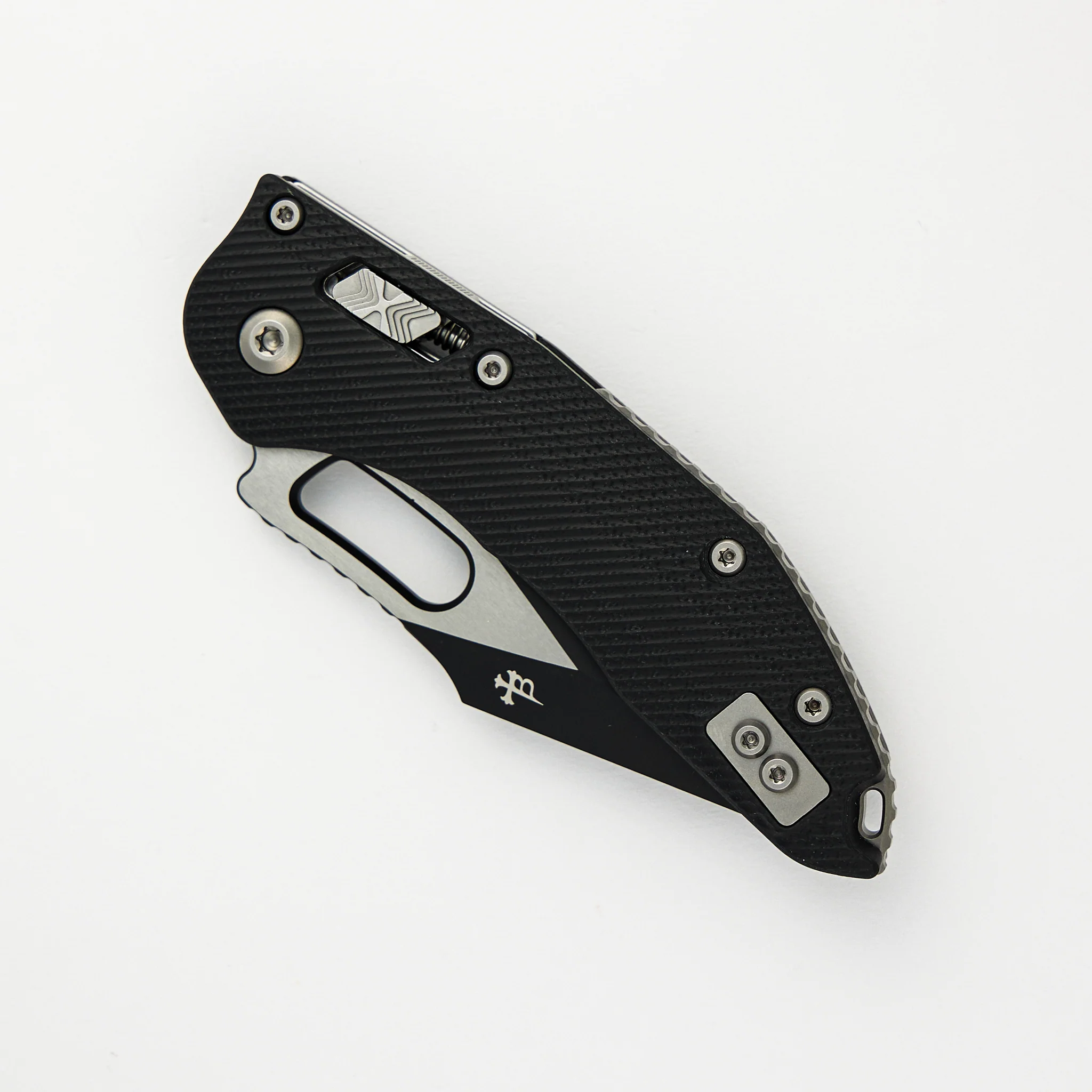 Stitch – RAM-LOK S/E Fluted Black G10 Black Standard 169RL-1FLGTBK (Borka Blades Design) - Image 3