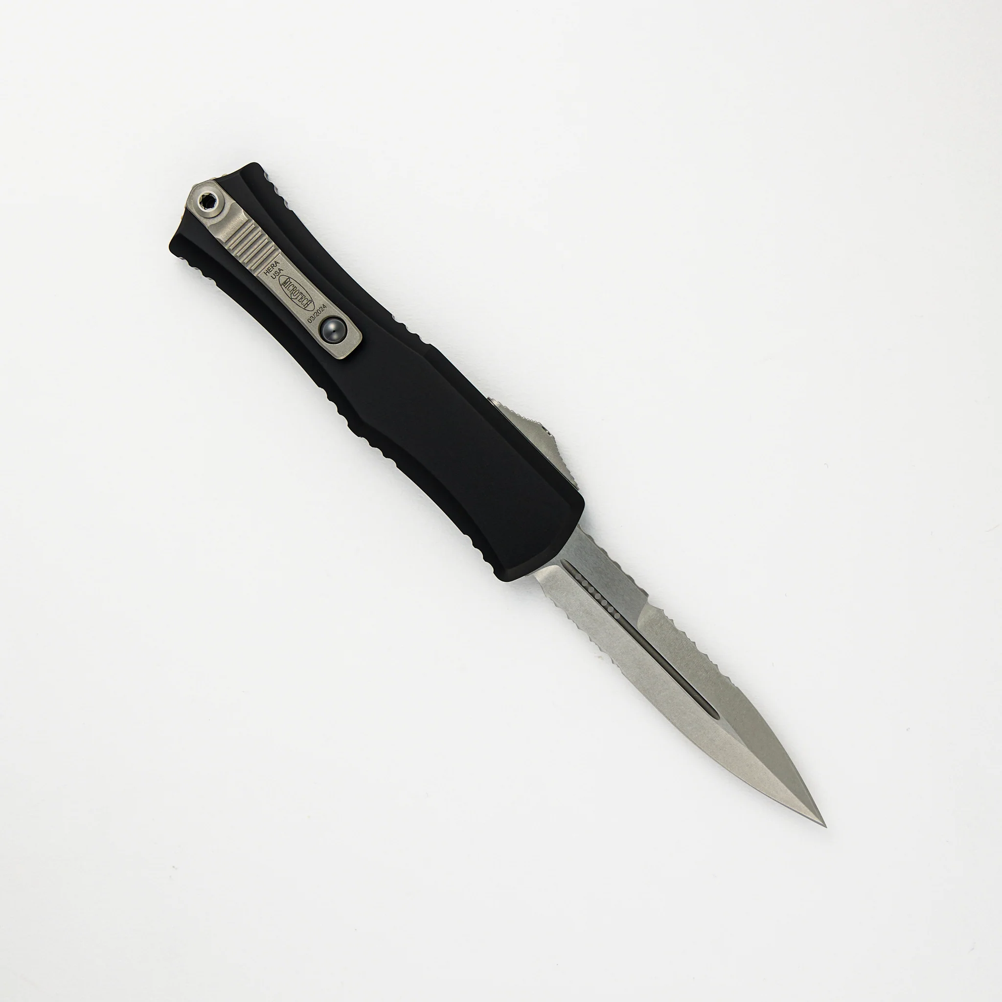Mini Hera II Bayonet Stonewash Partial Serrated Standard 1701M-11 - Image 2