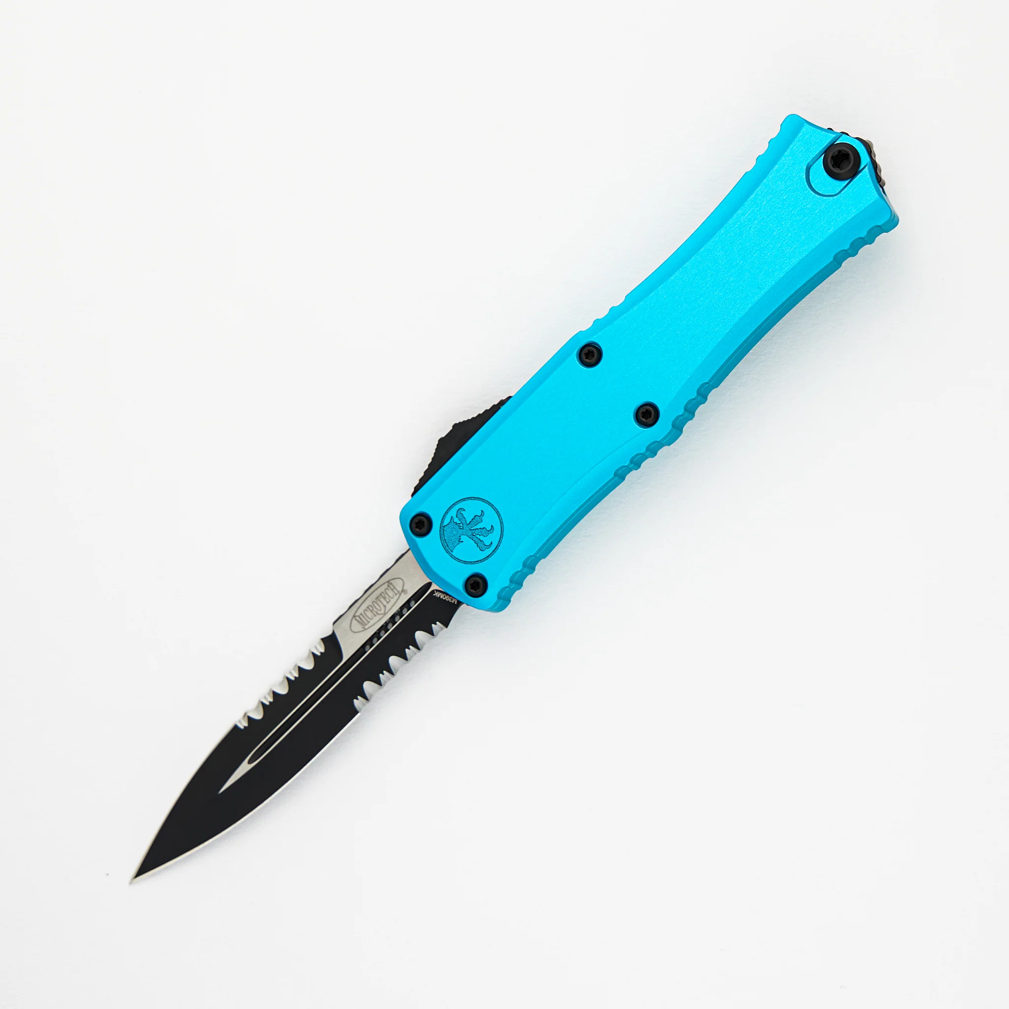 Mini Hera II Bayonet Turquoise Partial Serrated 1701M-2 TQ