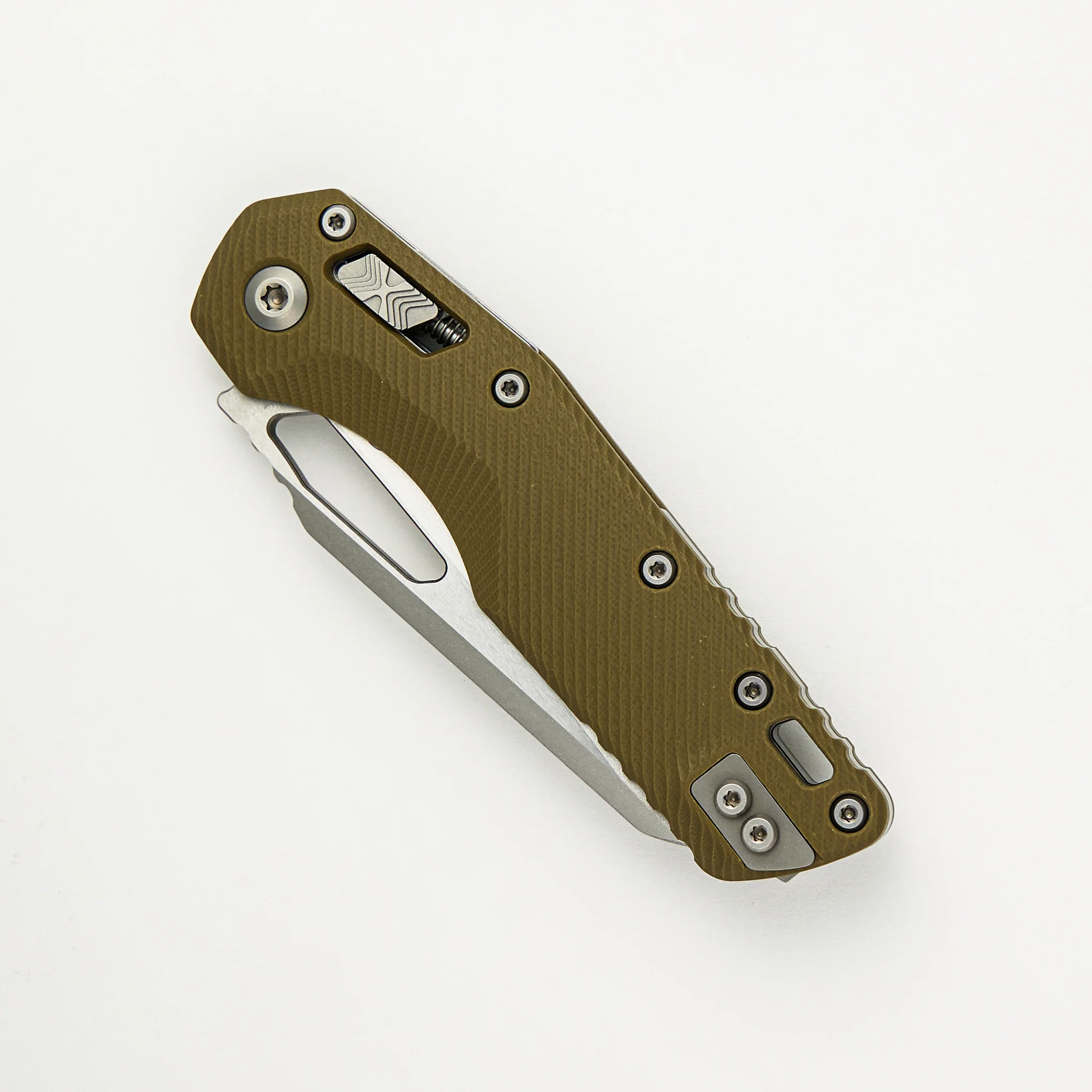 MSI S/E Fluted OD Green G10 Stonewash Partial Serrated 210-11 FLGTOD - Image 3
