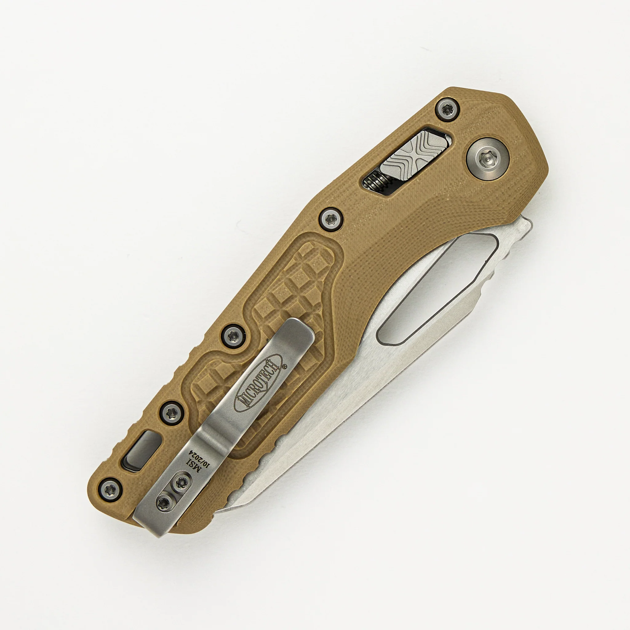 MSI S/E Frag G-10 Tan Stonewash Partial Serrated 210-11 FRGTTA - Image 4