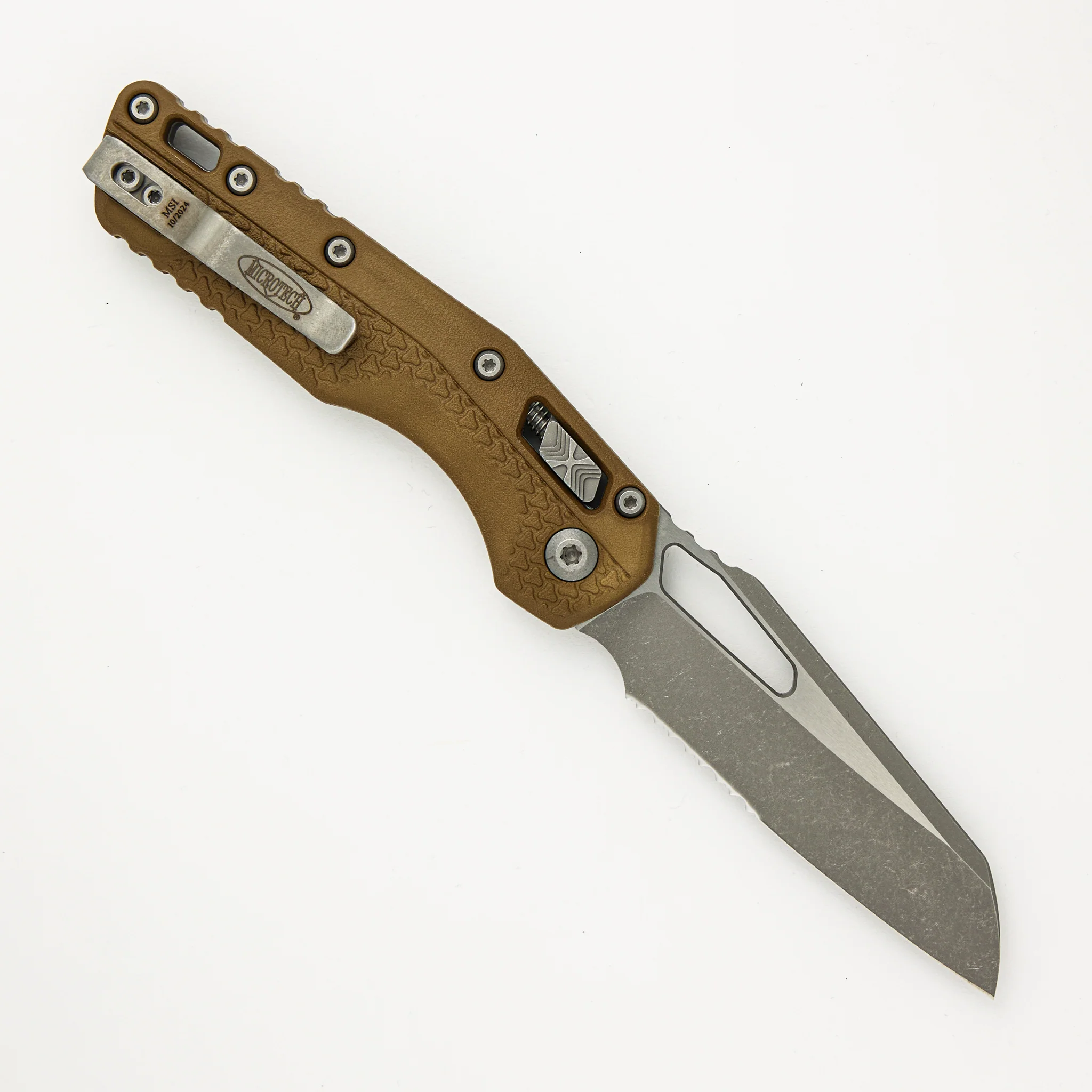 MSI S/E Tri-Grip Polymer Dark Earth Apocalyptic Partial Serrated 210T-11 APPMDE - Image 2