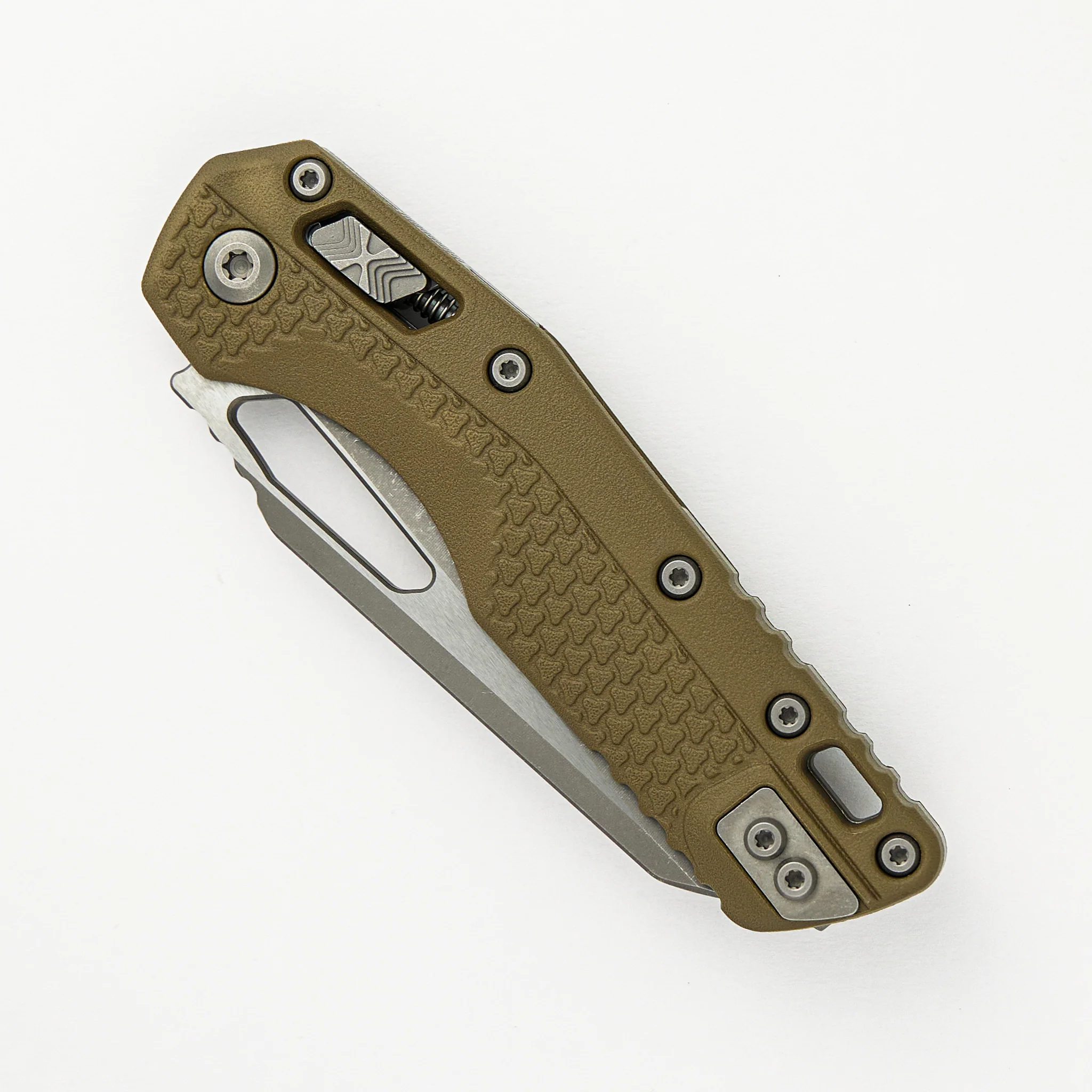MSI S/E Tri-Grip Polymer OD Green Apocalyptic Partial Serrated 210T-11 APPMOD - Image 3