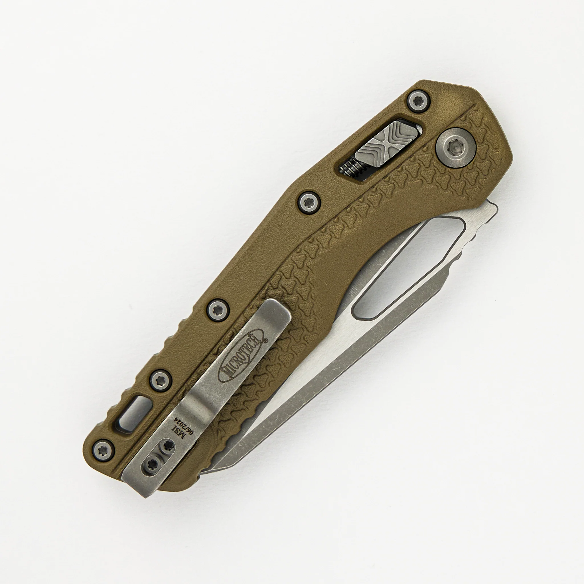 MSI S/E Tri-Grip Polymer OD Green Apocalyptic Partial Serrated 210T-11 APPMOD - Image 4